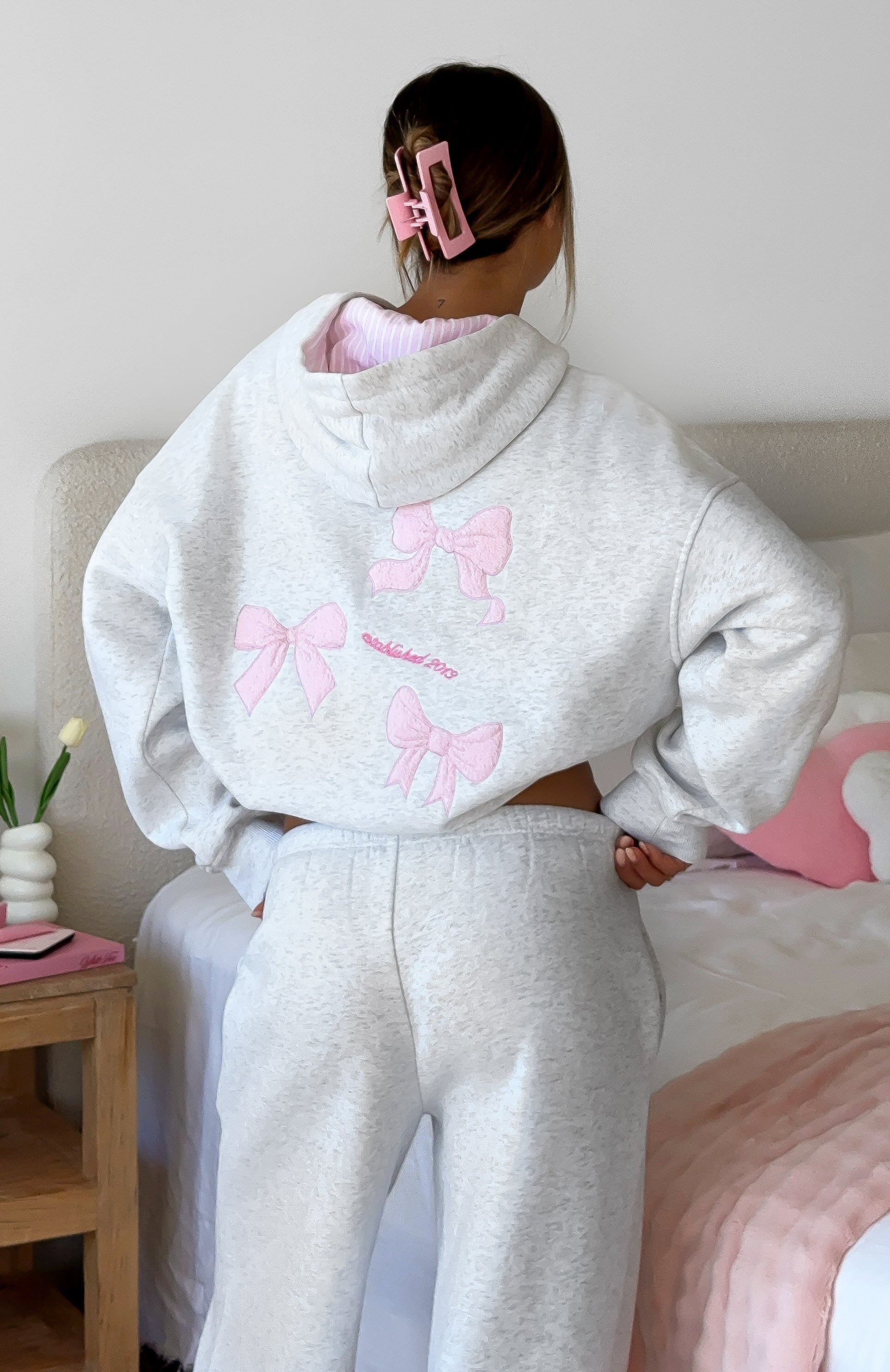 Daydreamers Madeline Oversized Hoodie Grey Marle3XS/XXS