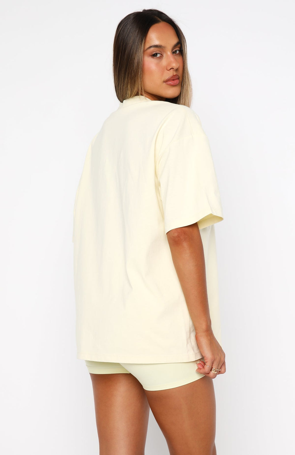 Daydreamers Madeline Oversized Tee LemonS/M