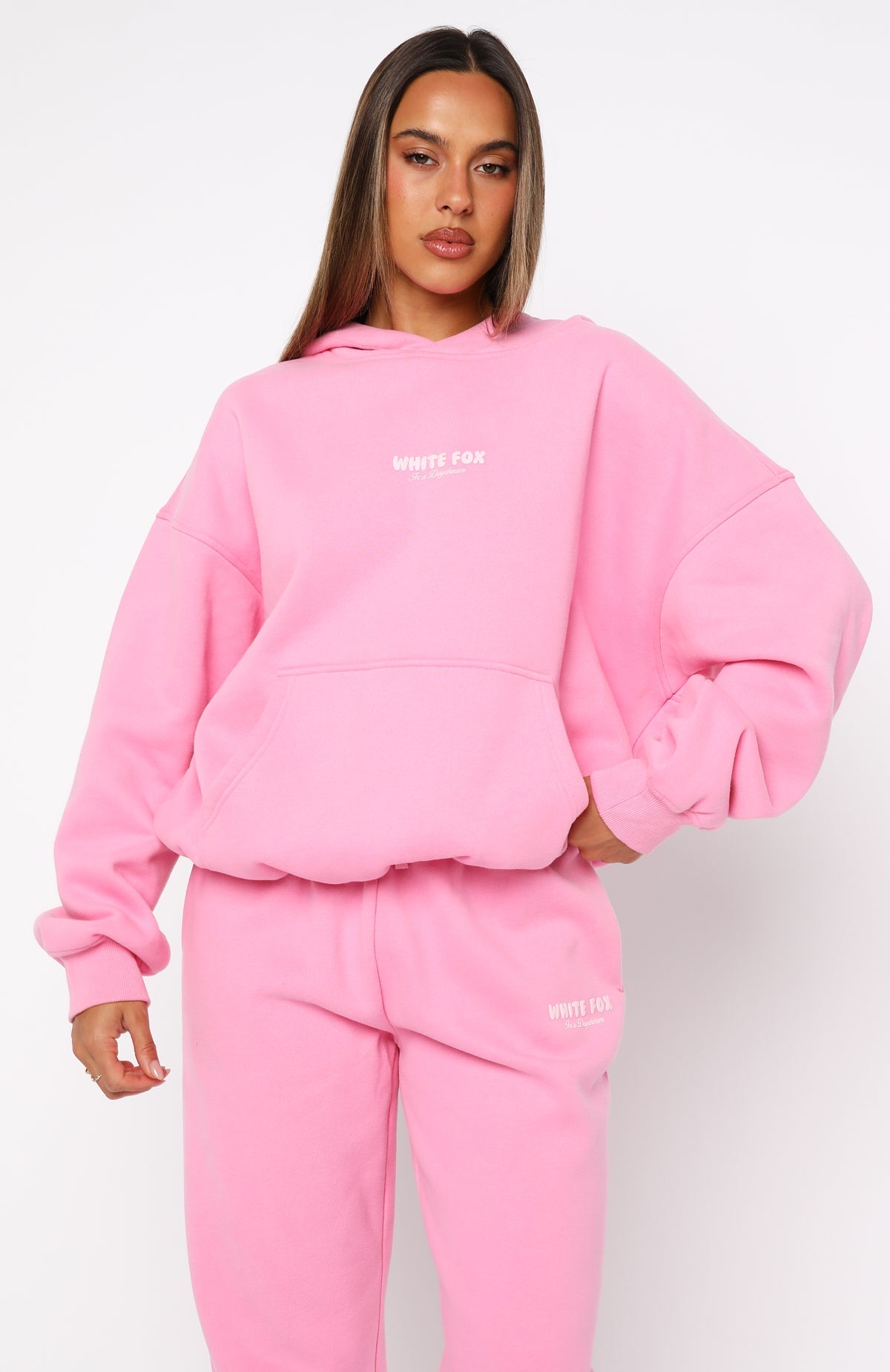Daydreamers Nadia Oversized Hoodie BubblegumXXS/XS
