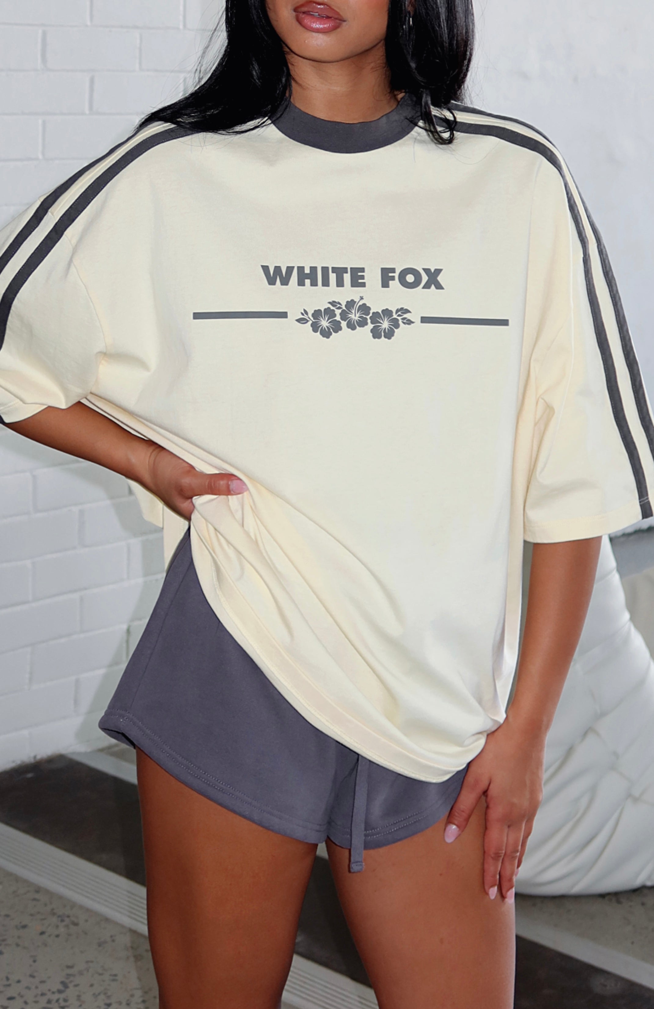 Deep Waters Oversized Tee LemonL/XL