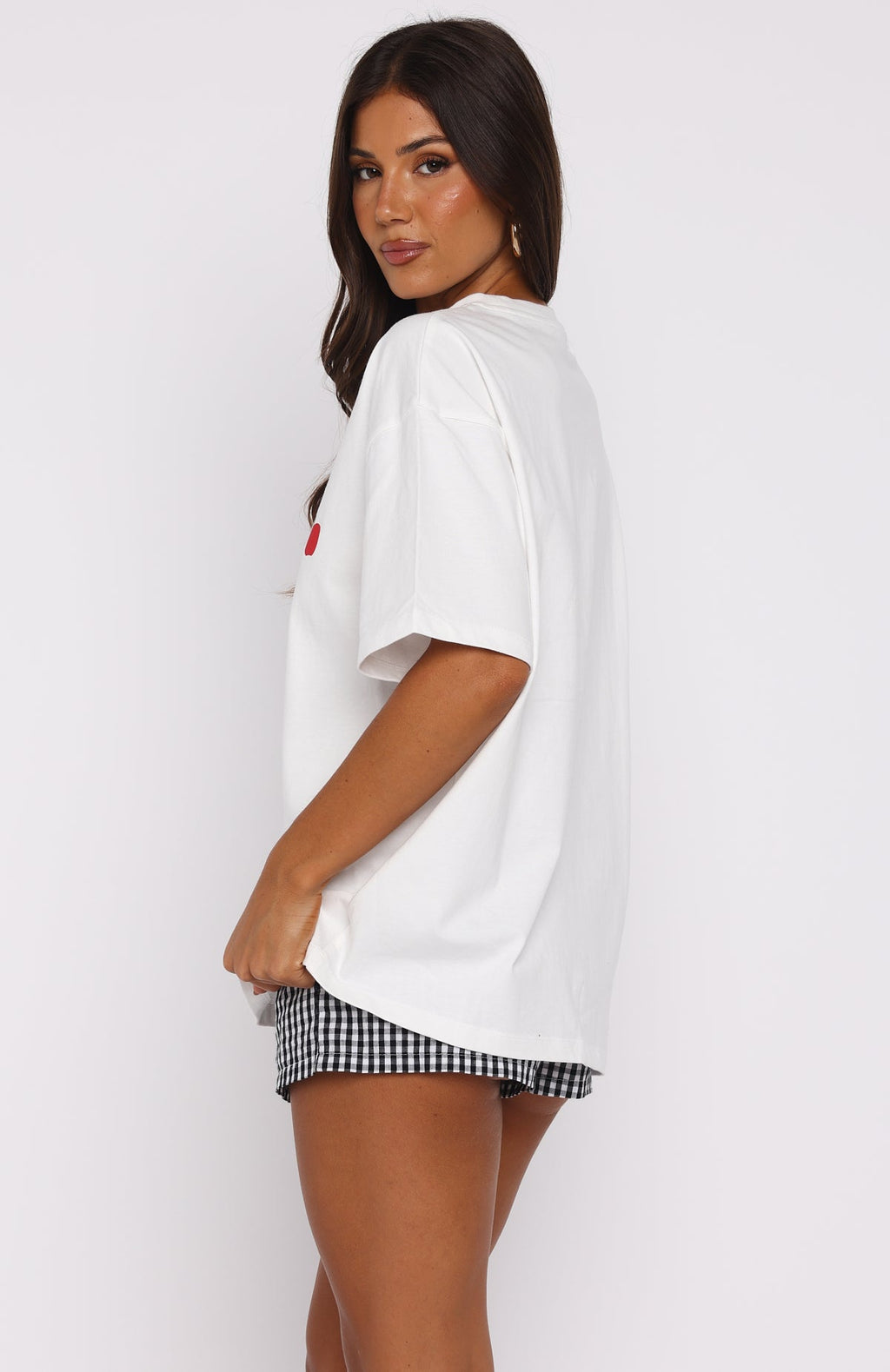 Feeling My Energy Oversized Tee WhiteM/L