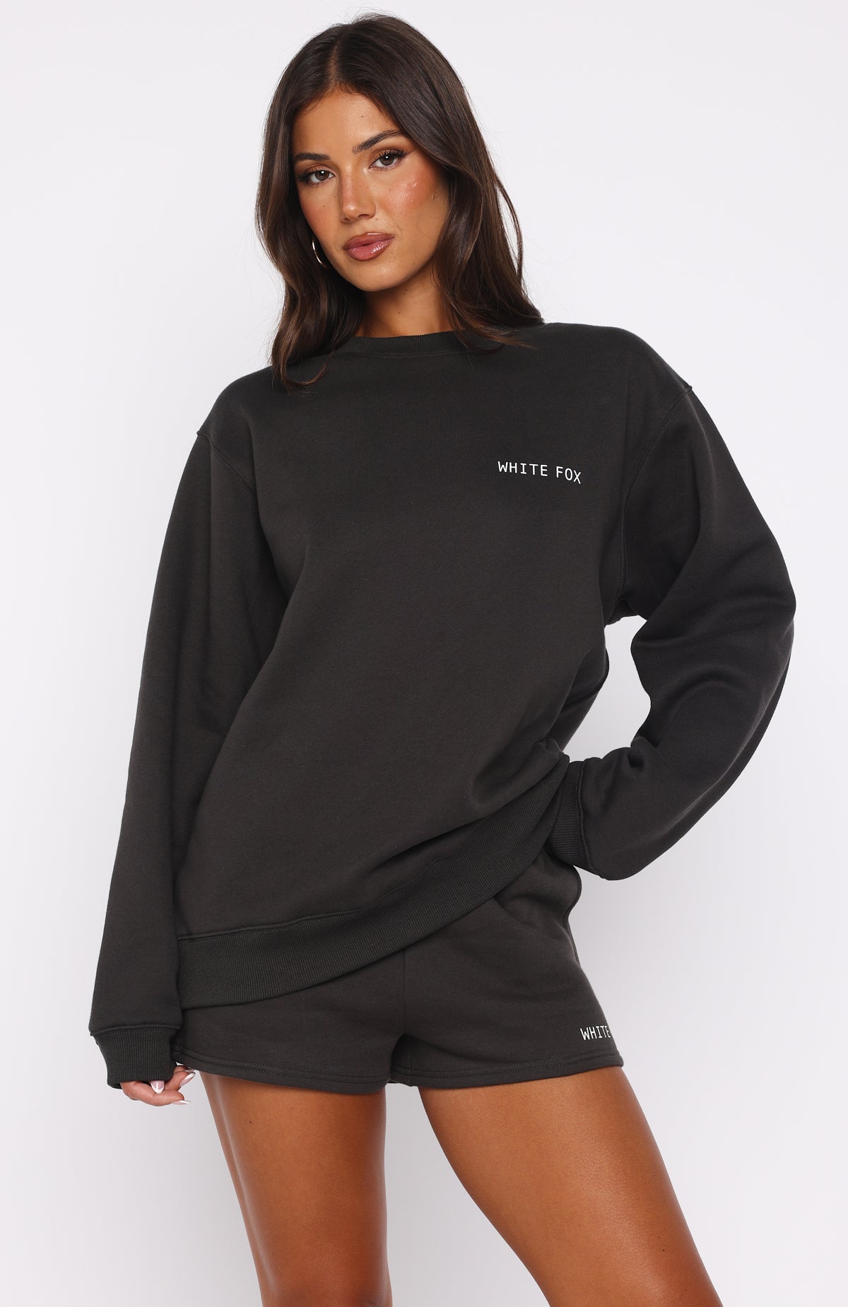 Forever Is Ours Oversized Sweater CharcoalXXS/XS
