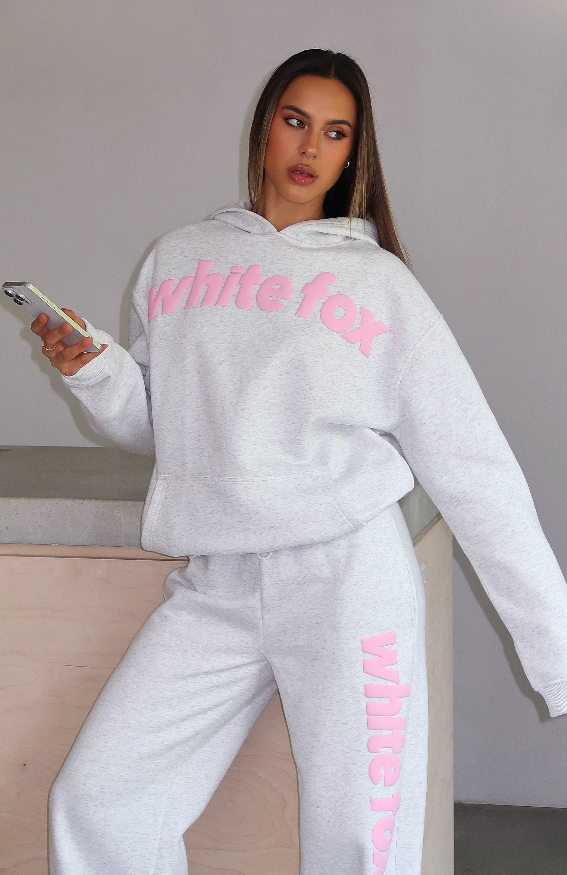 From The Archives Kenzie Oversized Hoodie Grey Marle3XS/XXS