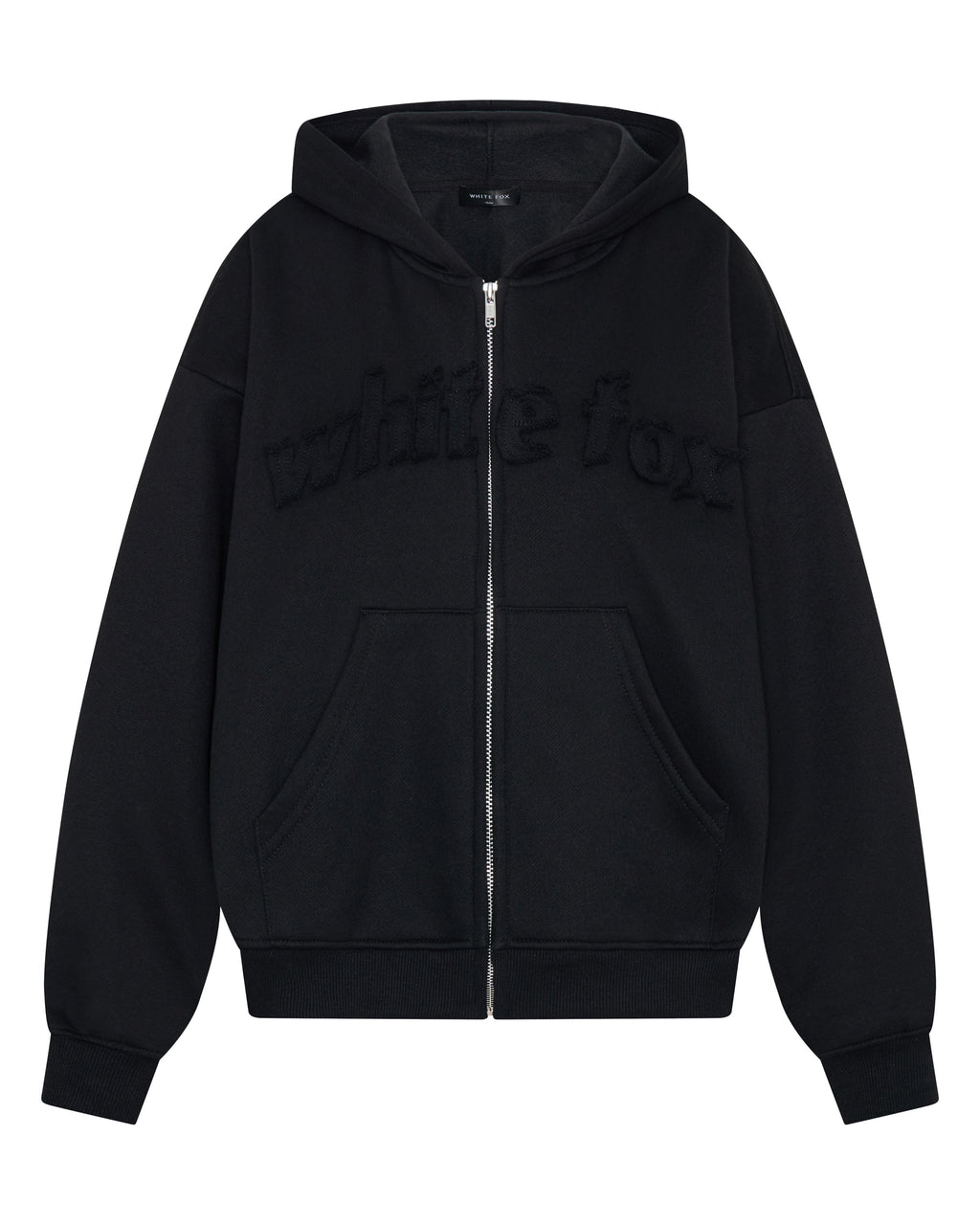 From The Archives Lexi Boxy Zip Front Hoodie BlackL/XL
