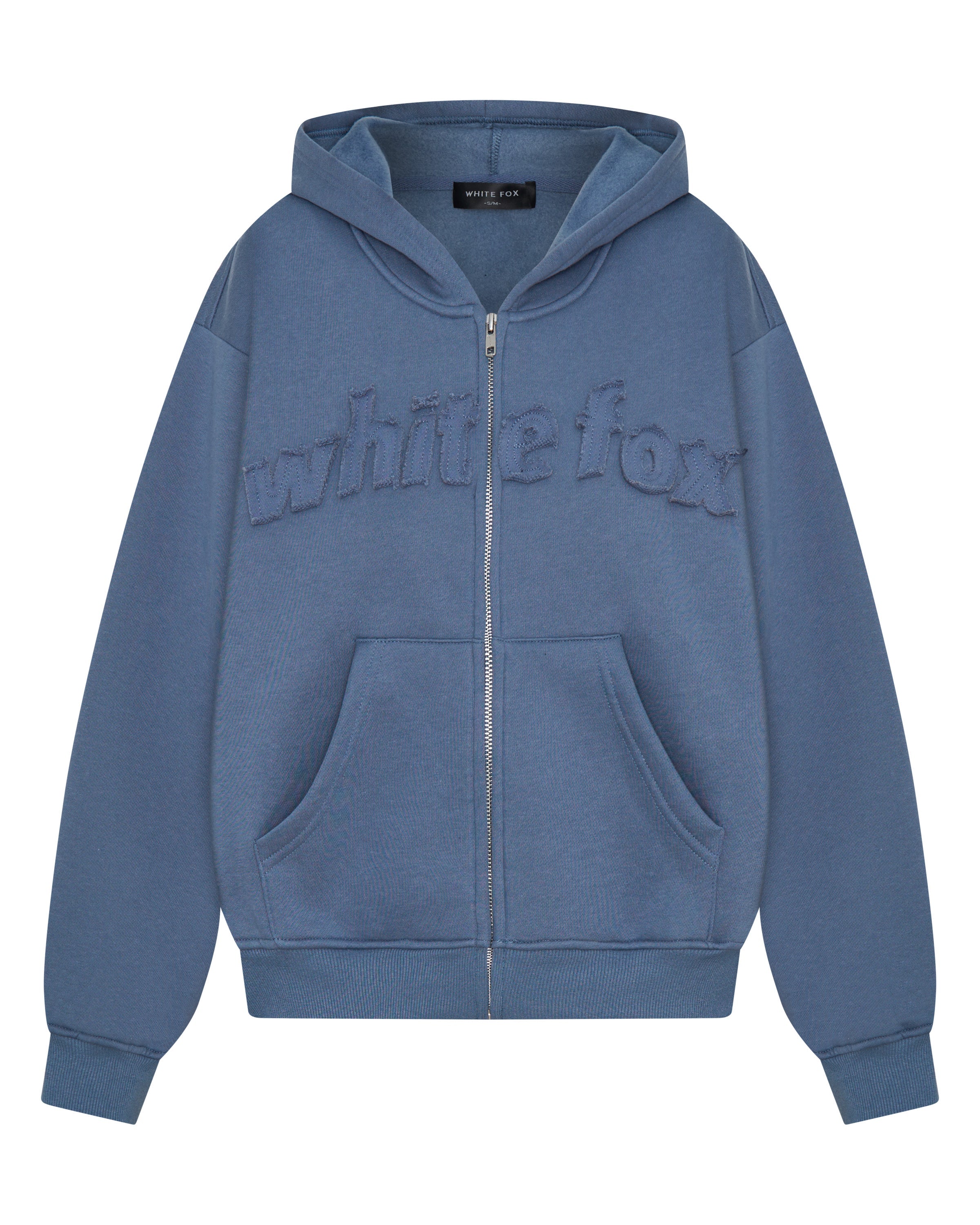 From The Archives Lexi Boxy Zip Front Hoodie OceanL/XL