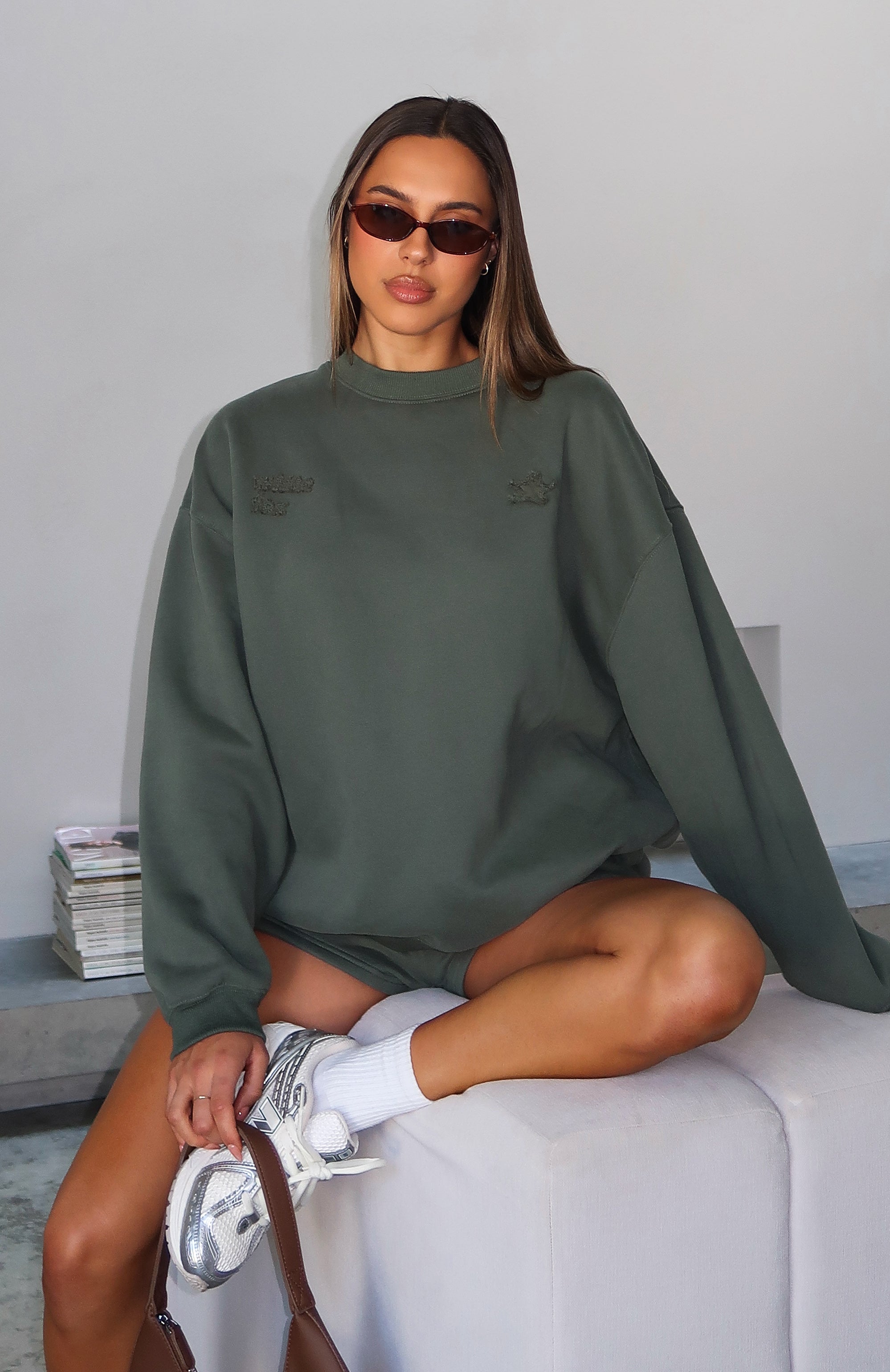 From The Archives Lexi Oversized Sweater KhakiXXS/XS