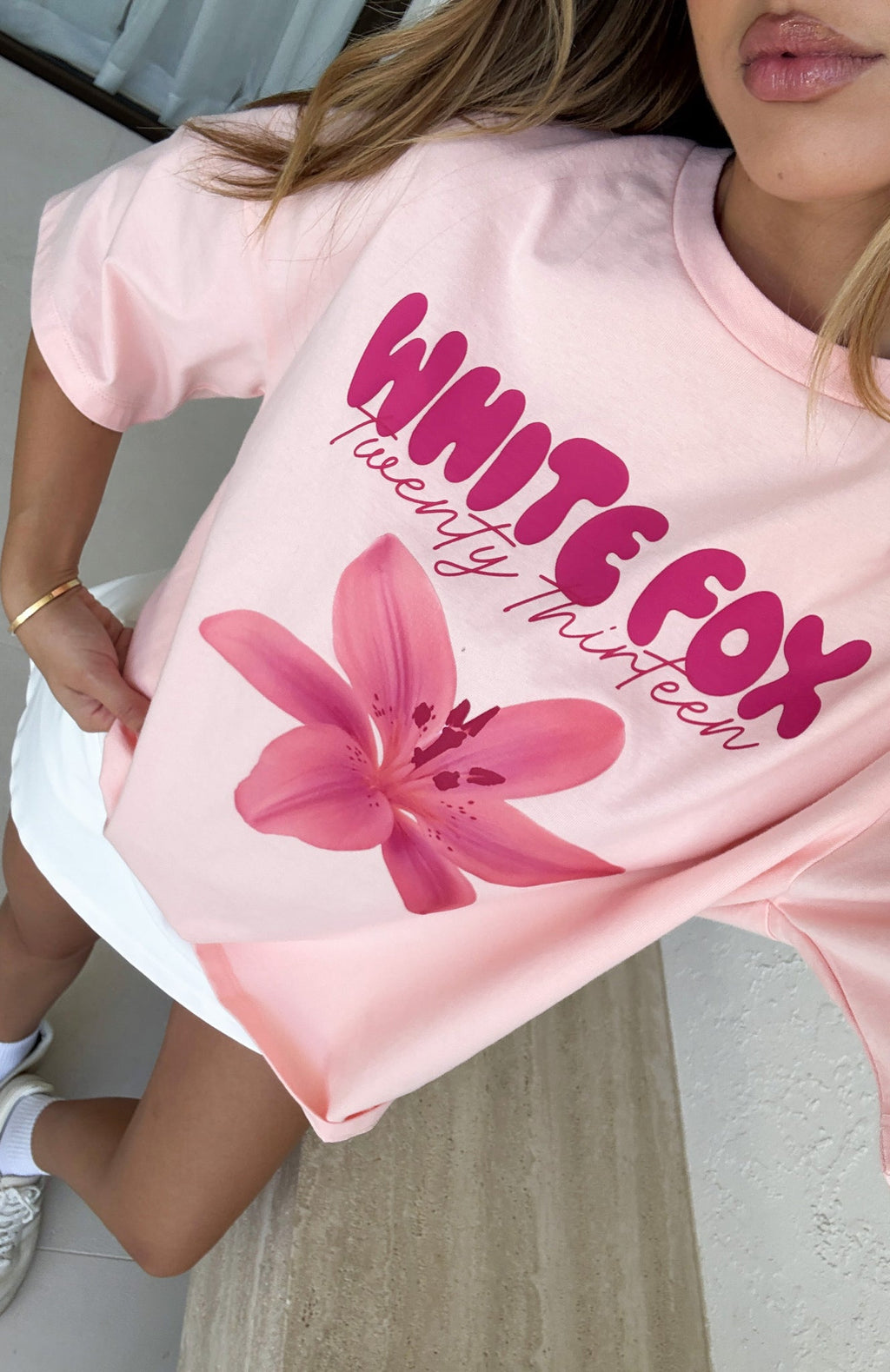 Got That Glow Oversized Tee PeachL/XL