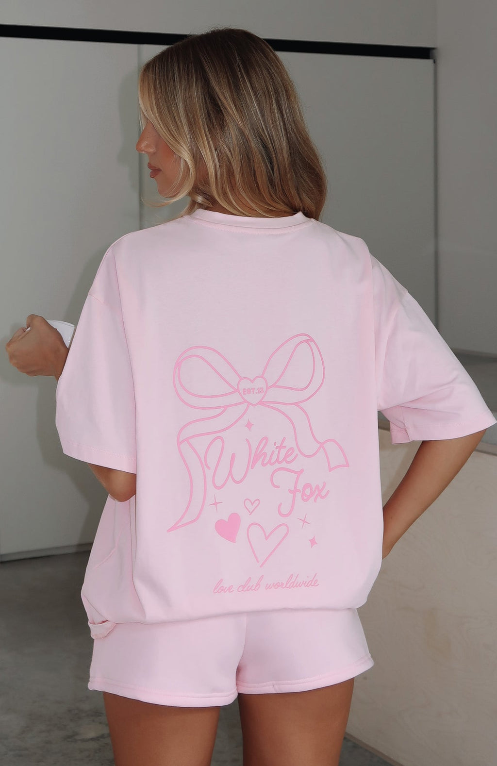 Love You Forever Oversized Tee PinkM/L