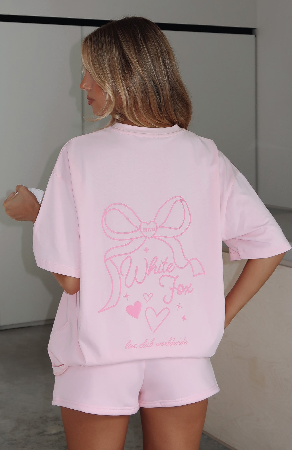 Love You Forever Oversized Tee PinkM/L