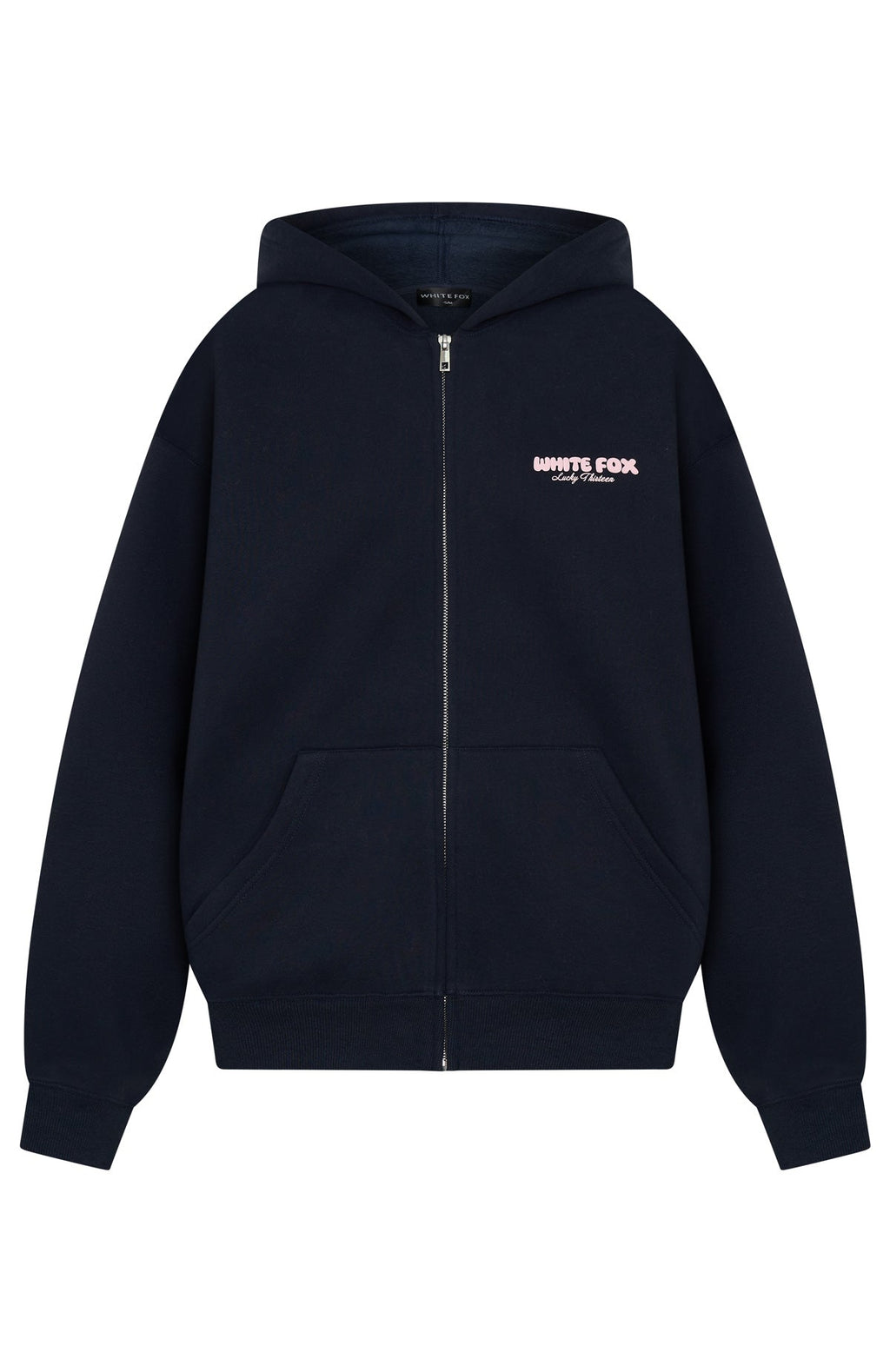 Lucky Thirteen Charise Zip Front Hoodie NavyM/L