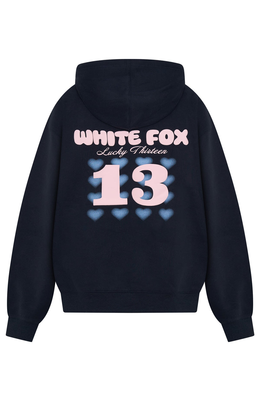 Lucky Thirteen Charise Zip Front Hoodie NavyL/XL