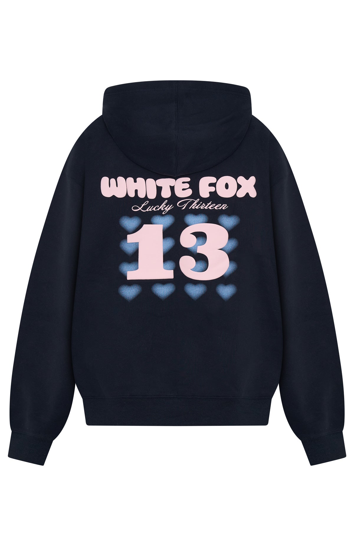 Lucky Thirteen Charise Zip Front Hoodie NavyL/XL