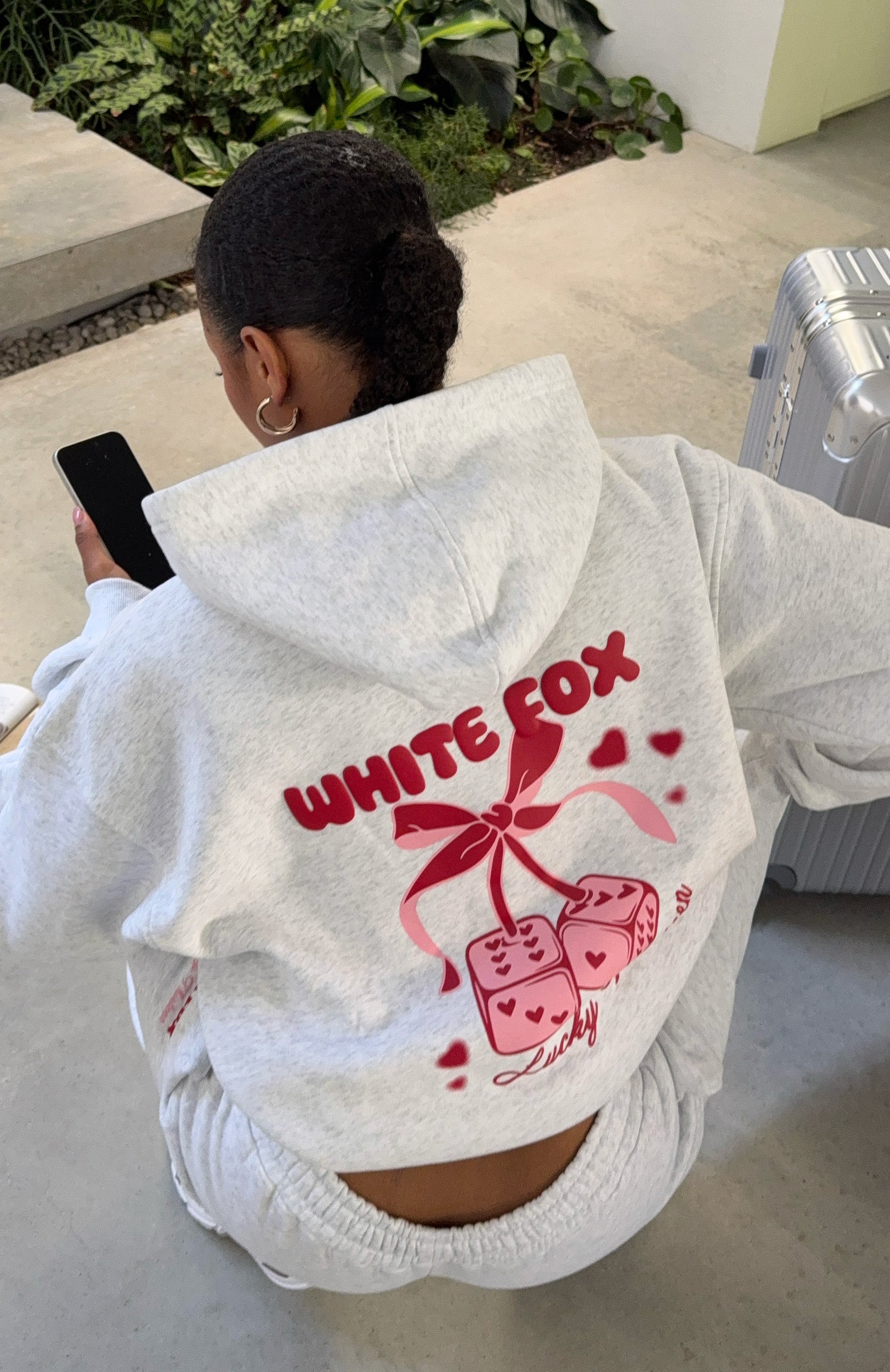 Lucky Thirteen Cheyenne Oversized Hoodie Grey Marle3XS/XXS