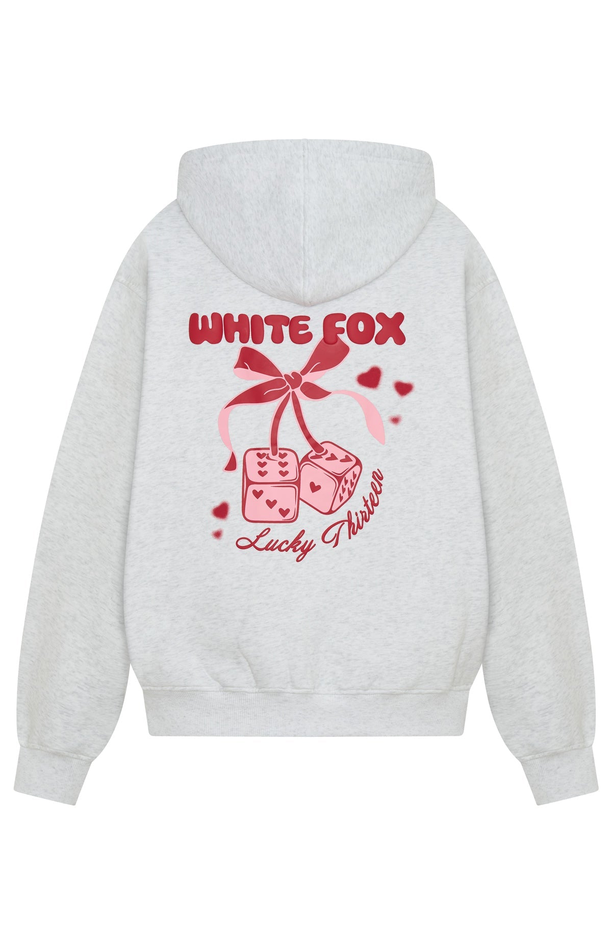 Lucky Thirteen Cheyenne Oversized Hoodie Grey MarleM/L