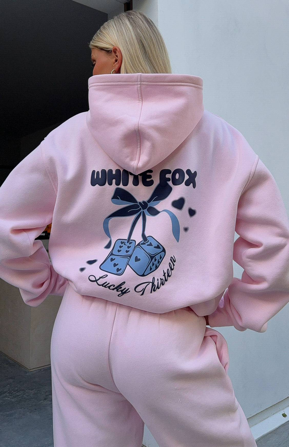 Lucky Thirteen Cheyenne Oversized Hoodie Soft Pink3XS/XXS