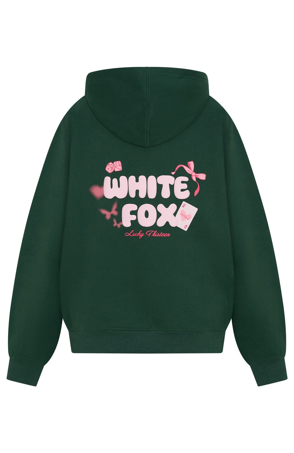 Lucky Thirteen Stephanie Oversized Hoodie GreenM/L