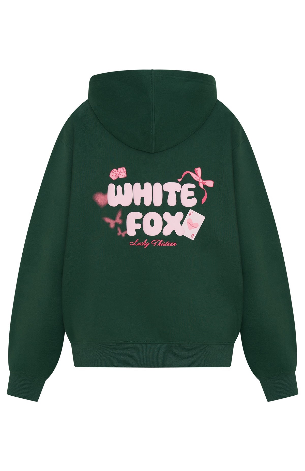 Lucky Thirteen Stephanie Oversized Hoodie GreenM/L