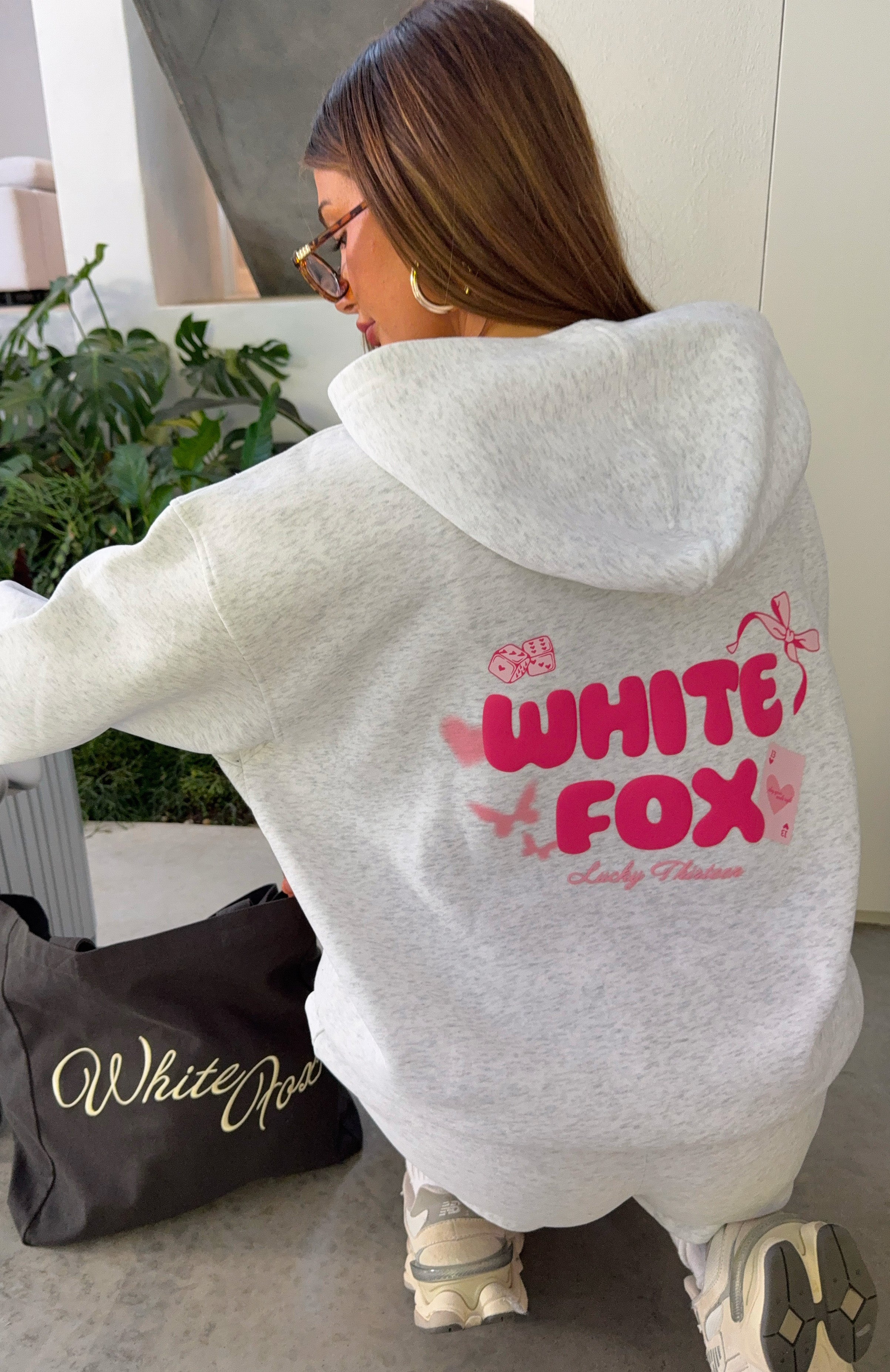 Lucky Thirteen Stephanie Oversized Hoodie Grey Marle3XS/XXS