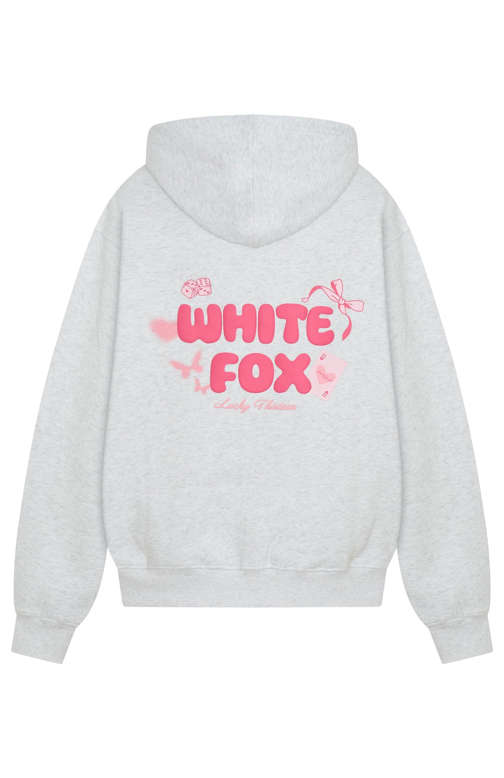 Lucky Thirteen Stephanie Oversized Hoodie Grey MarleM/L