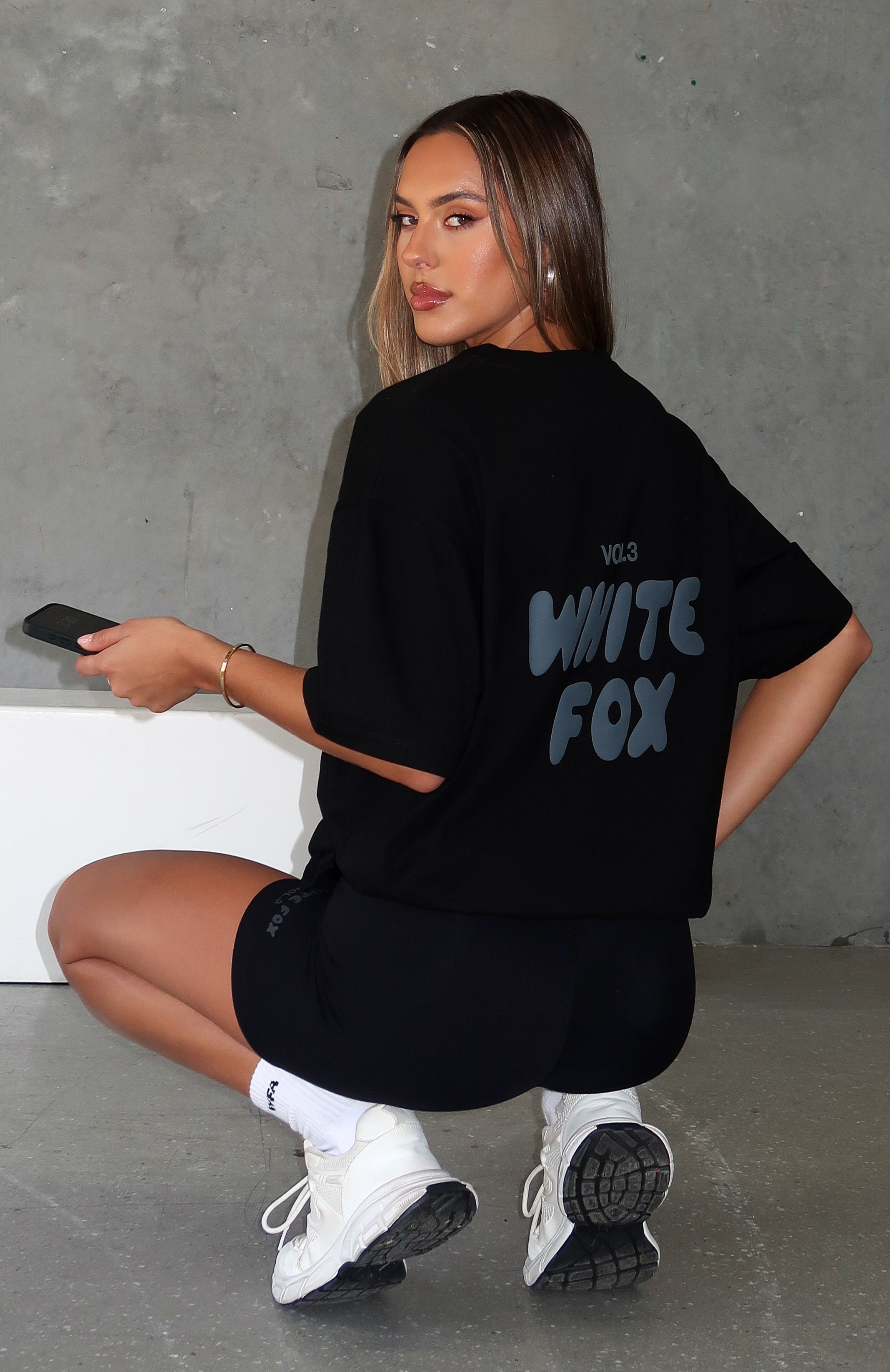 Offstage Back Graphic Oversized Tee OnyxL/XL