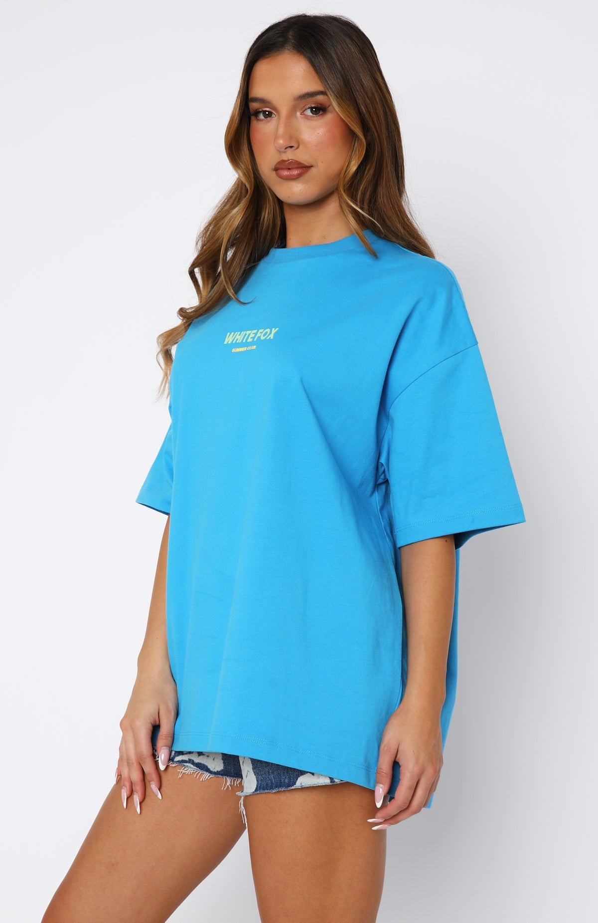 Sweet Lemonade Oversized Tee BlueM/L