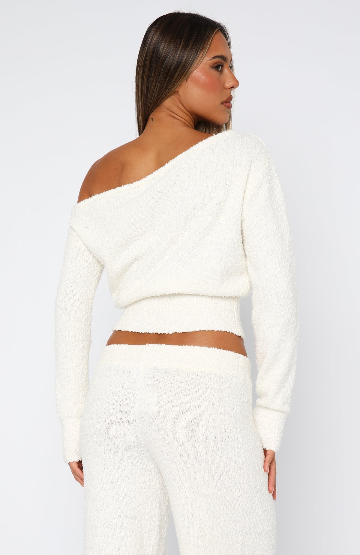 Please Be Mine Knit Sweater Off WhiteM/L