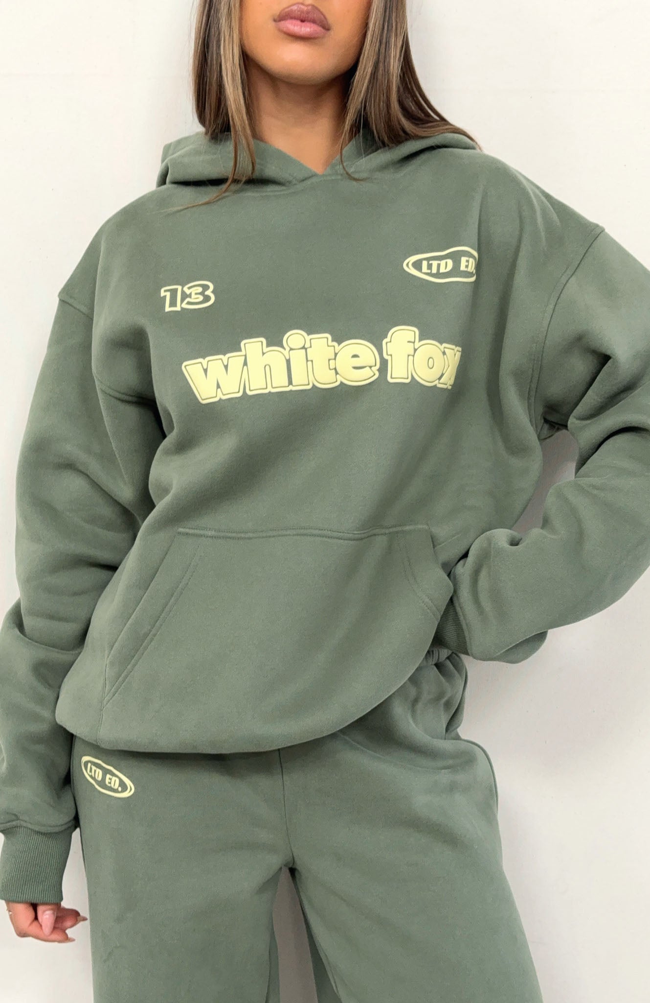 Ready To Go Oversized Hoodie KhakiXXS/XS