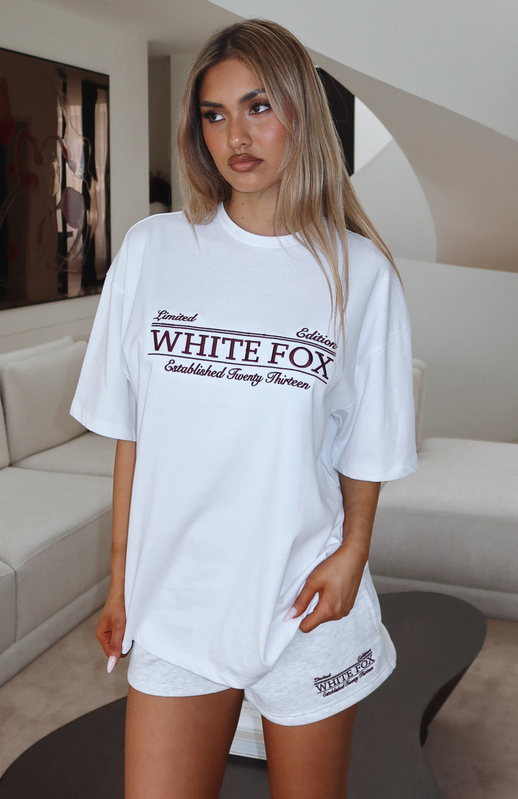 Standing My Ground Oversized Tee WhiteXXS/XS