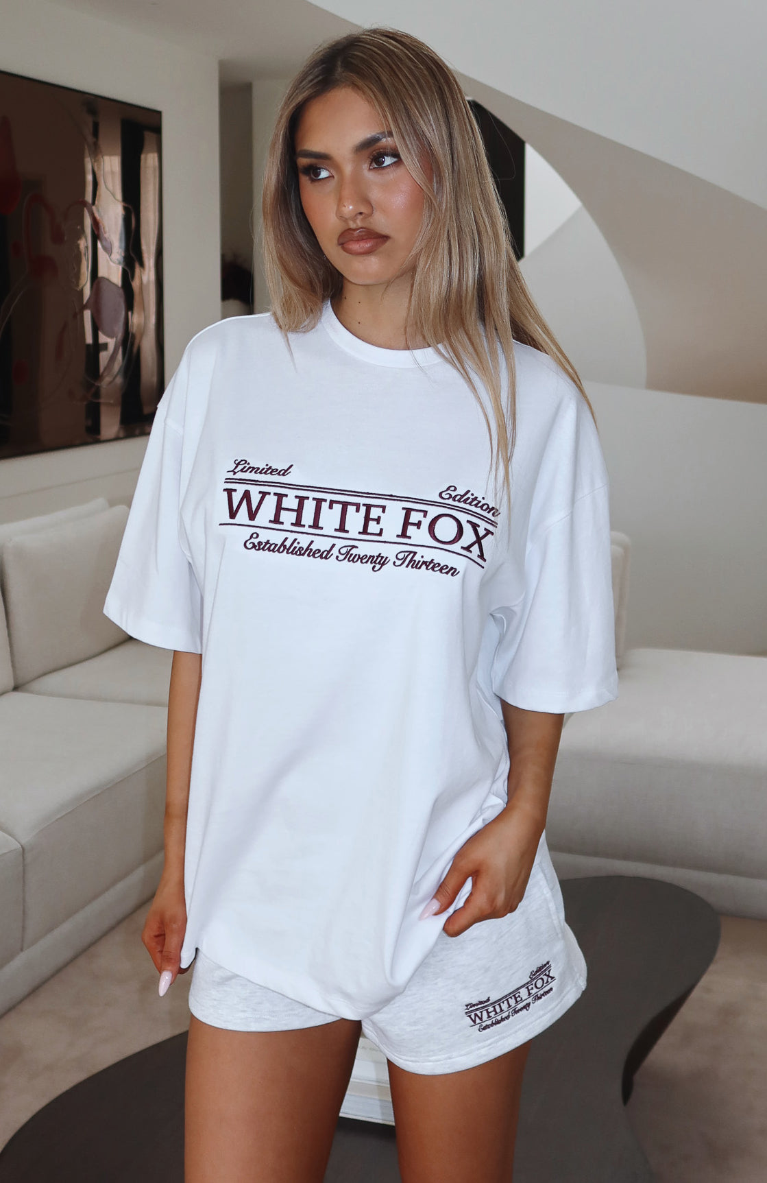 Standing My Ground Oversized Tee WhiteXXS/XS