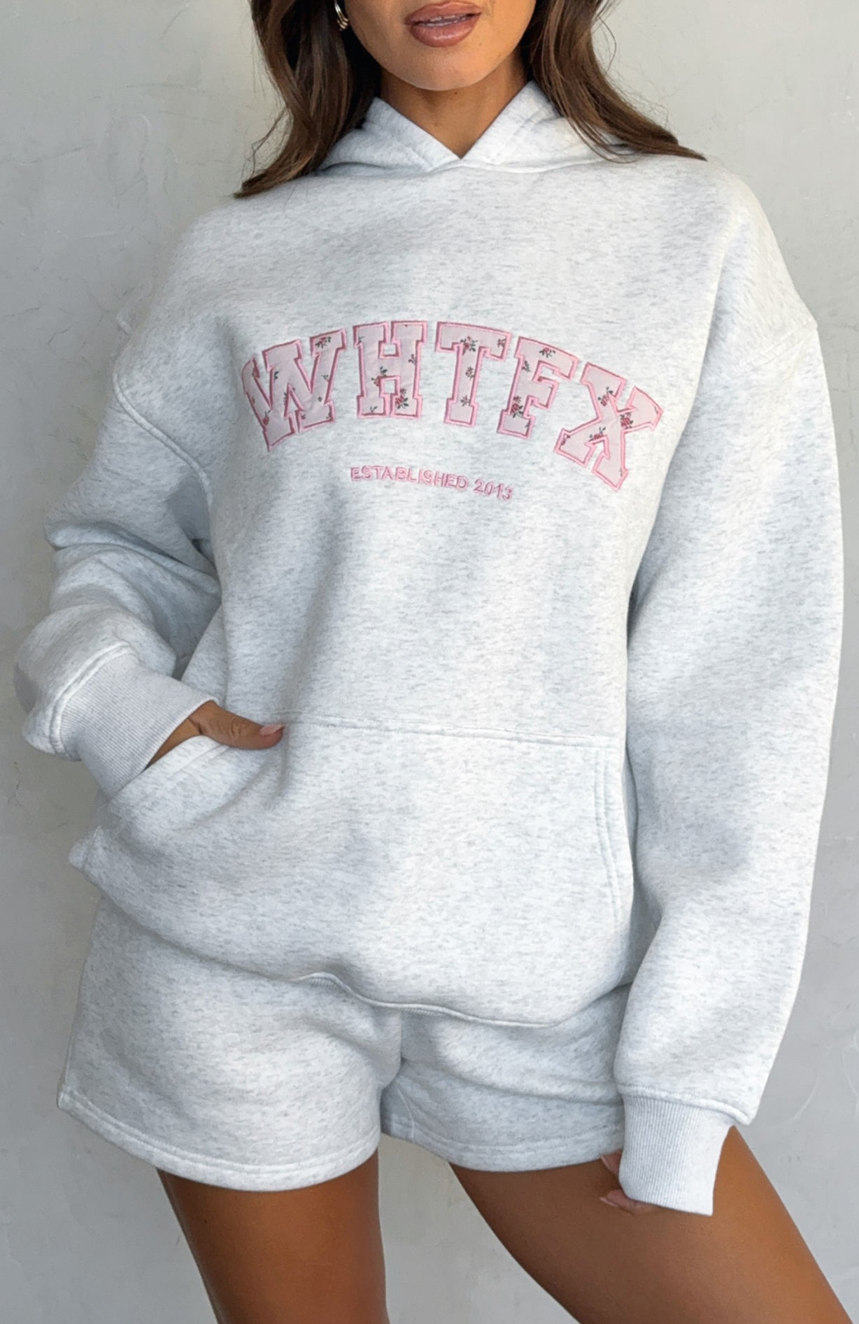 Sweet Sweet Moments Oversized Hoodie Grey MarleL/XL