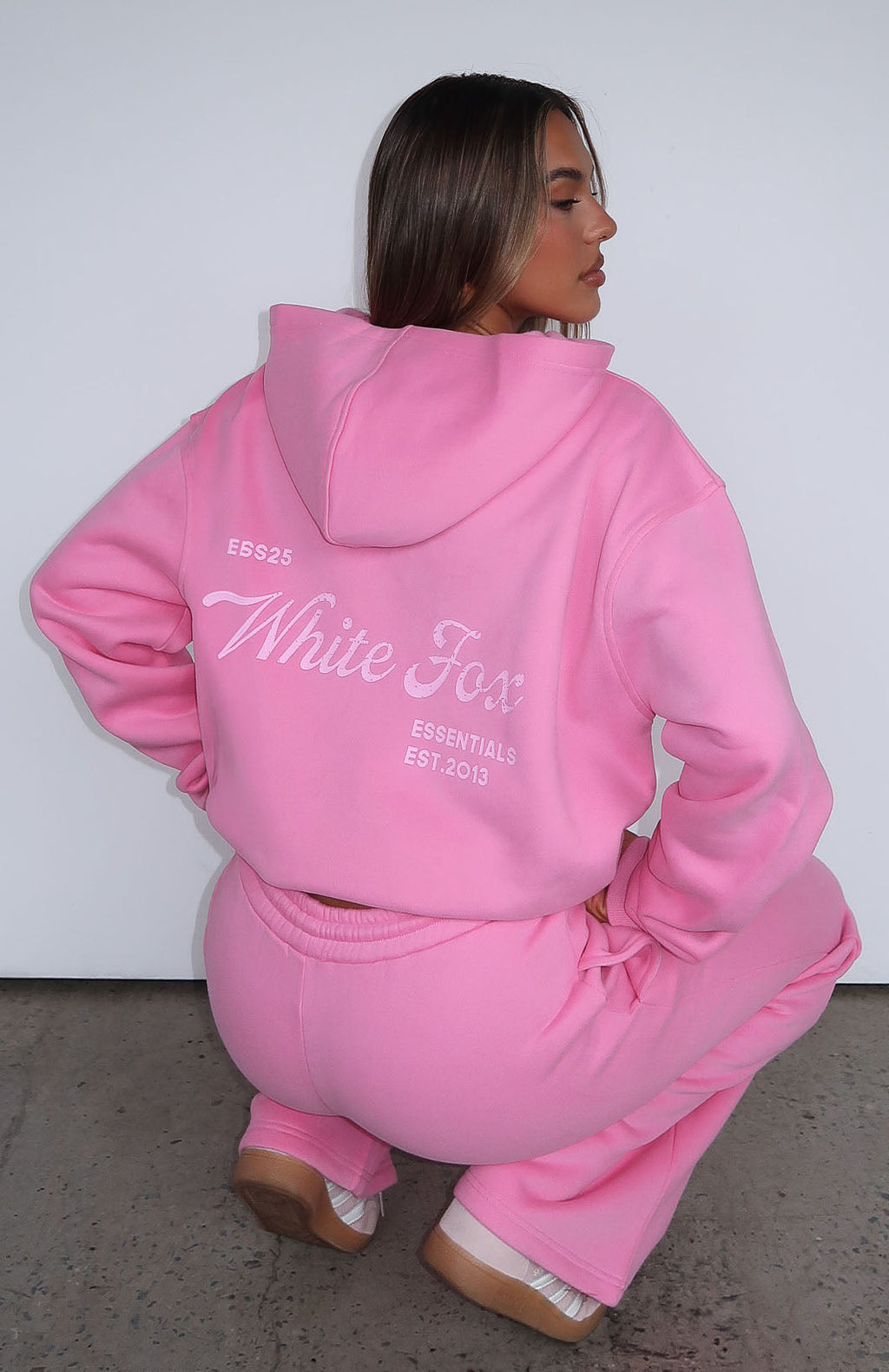 The Good Life Back Graphic Oversized Hoodie PinkXXS/XS