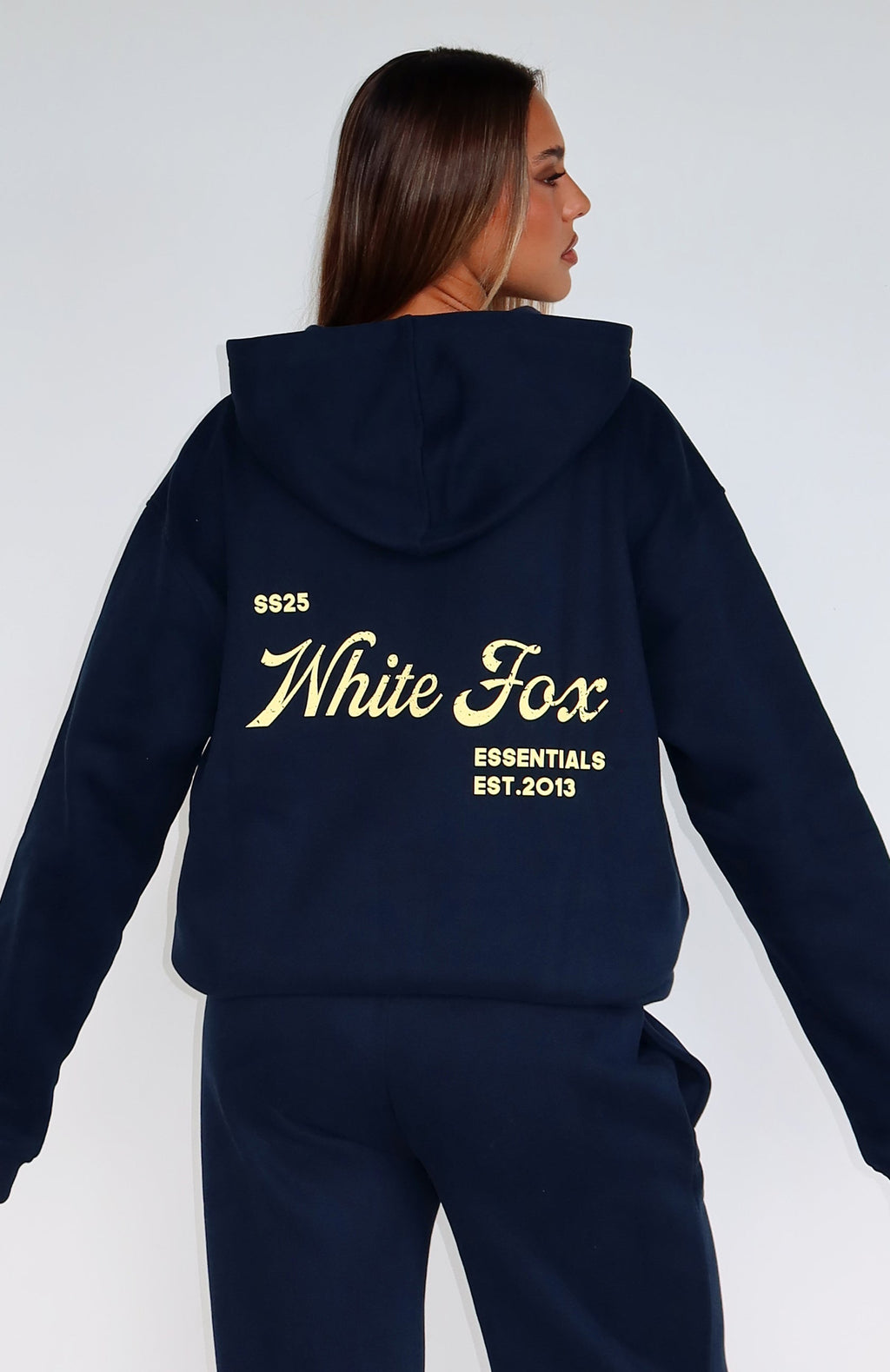 The Good Life Back Graphic Oversized Hoodie NavyL/XL