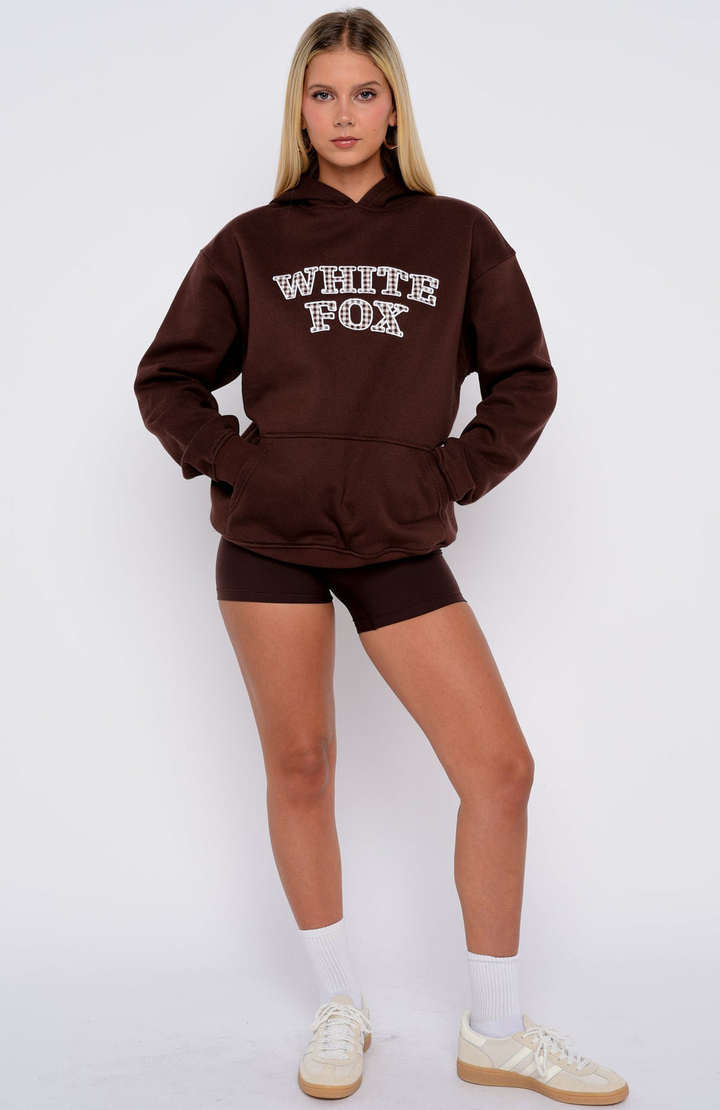 Took The Fall Oversized Hoodie ChocolateL/XL