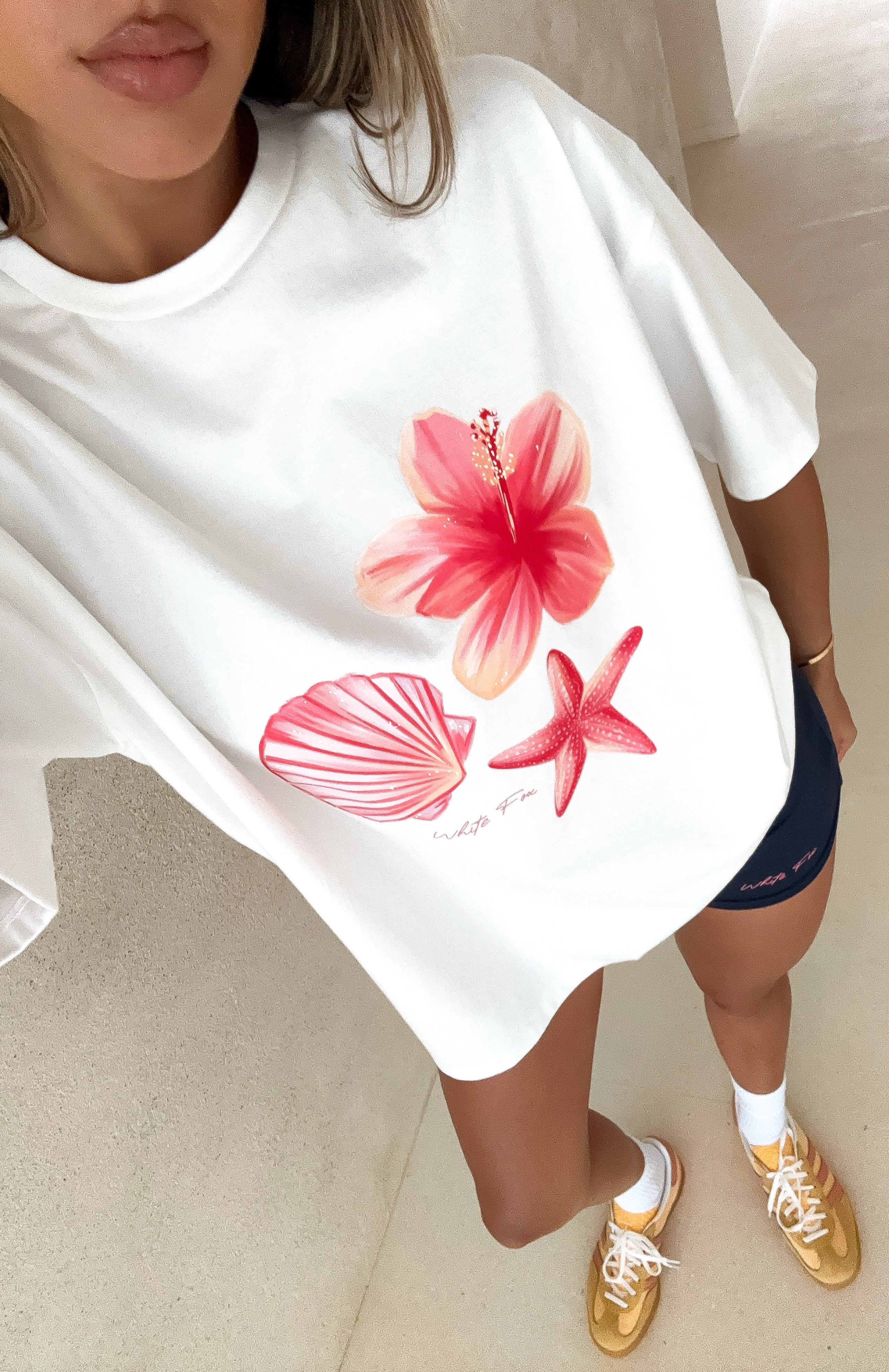 Treasured Memories Oversized Tee WhiteL/XL