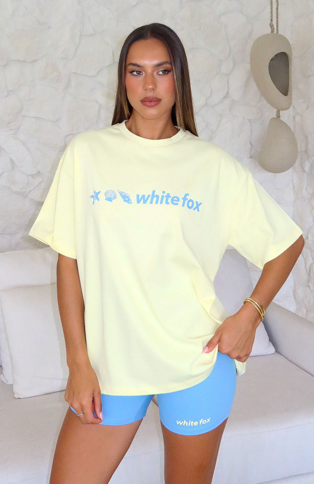 Tropic Rush Oversized Tee LemonL/XL