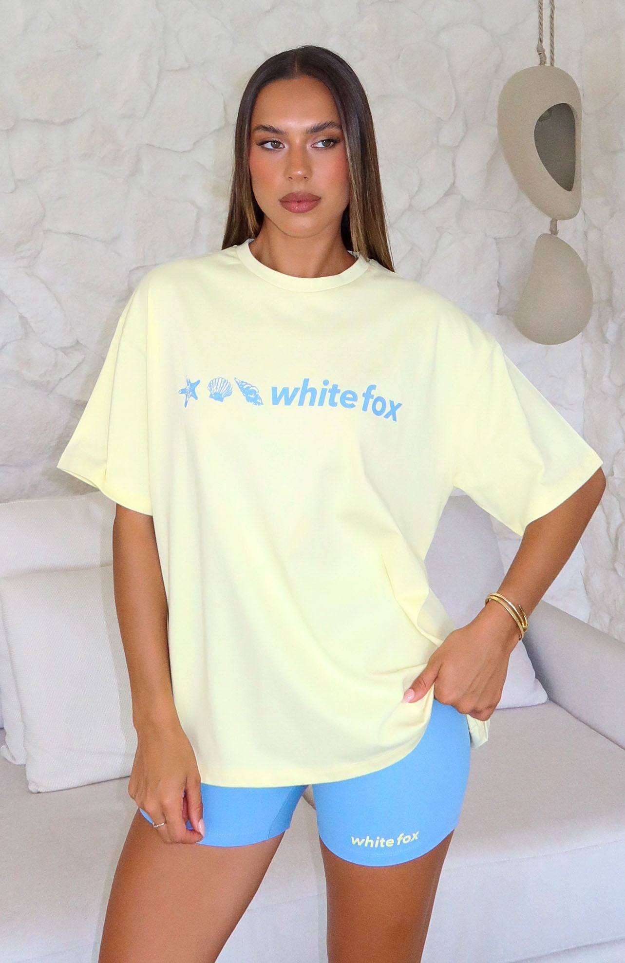 Tropic Rush Oversized Tee LemonL/XL