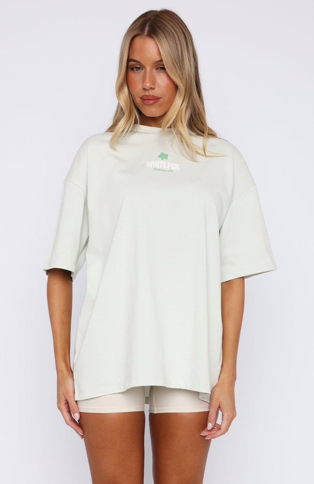 Tropic Time Oversized Tee SageL/XL