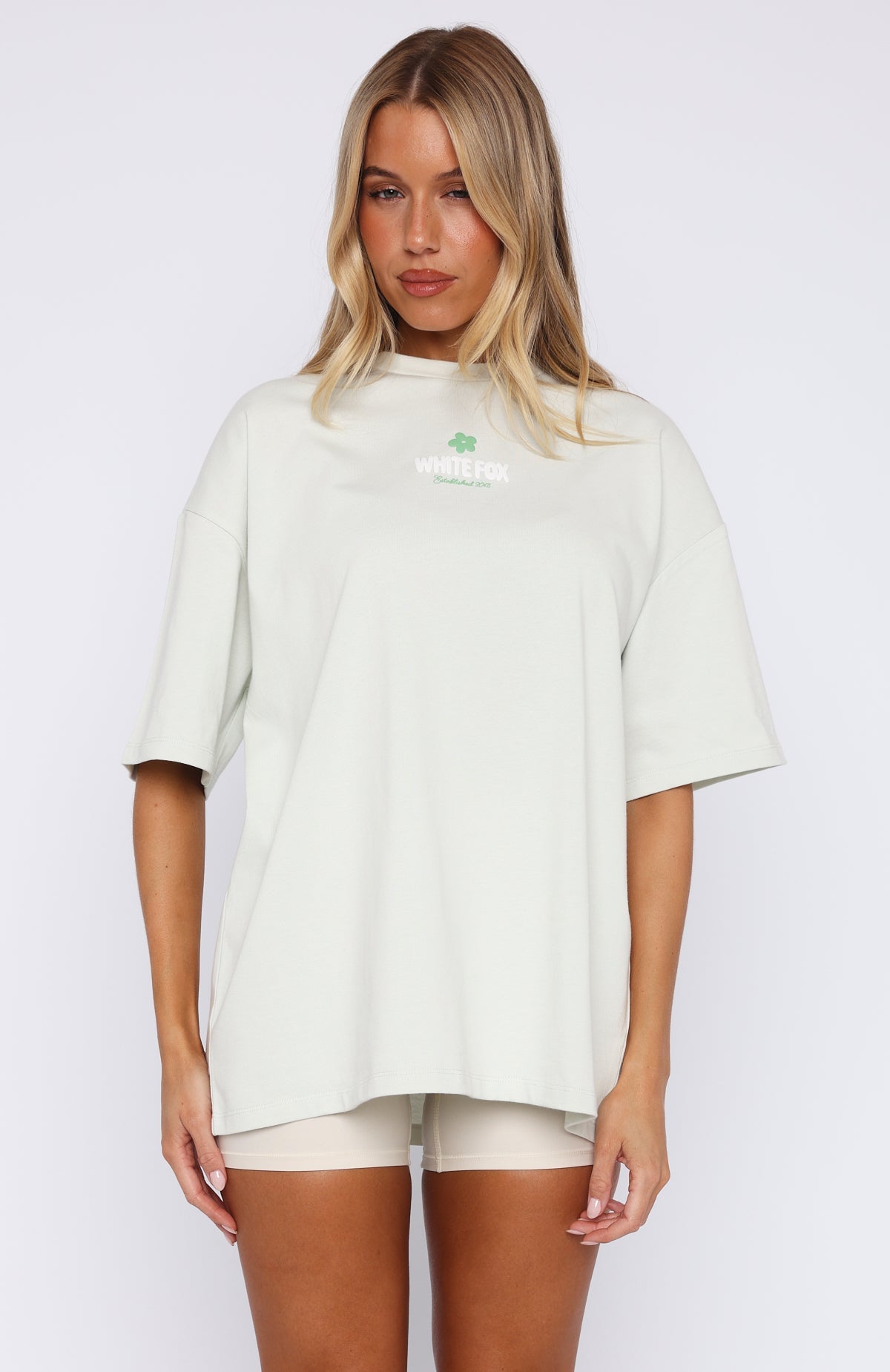 Tropic Time Oversized Tee SageL/XL