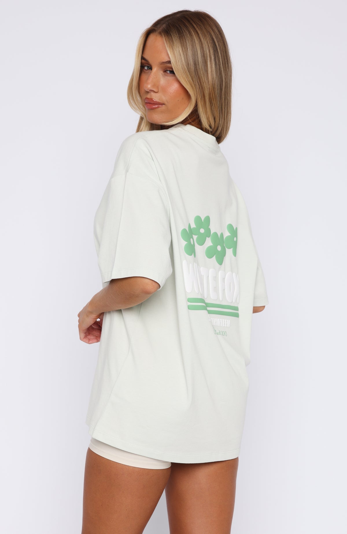 Tropic Time Oversized Tee SageS/M