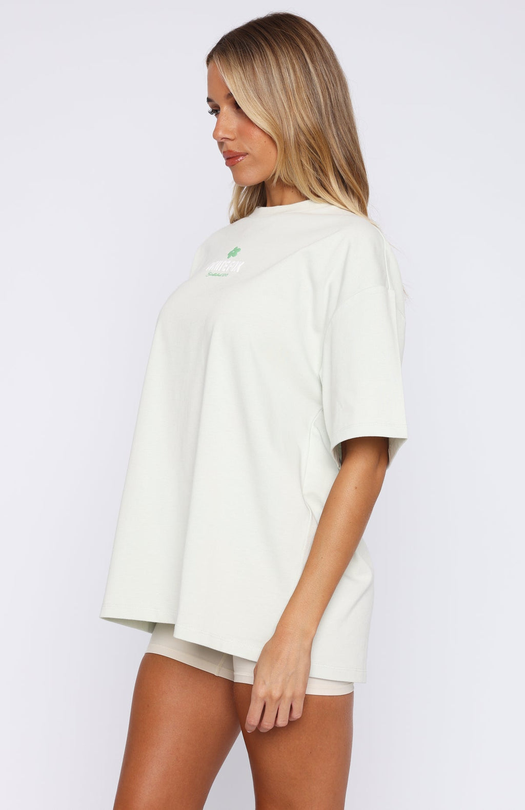 Tropic Time Oversized Tee SageXS/S