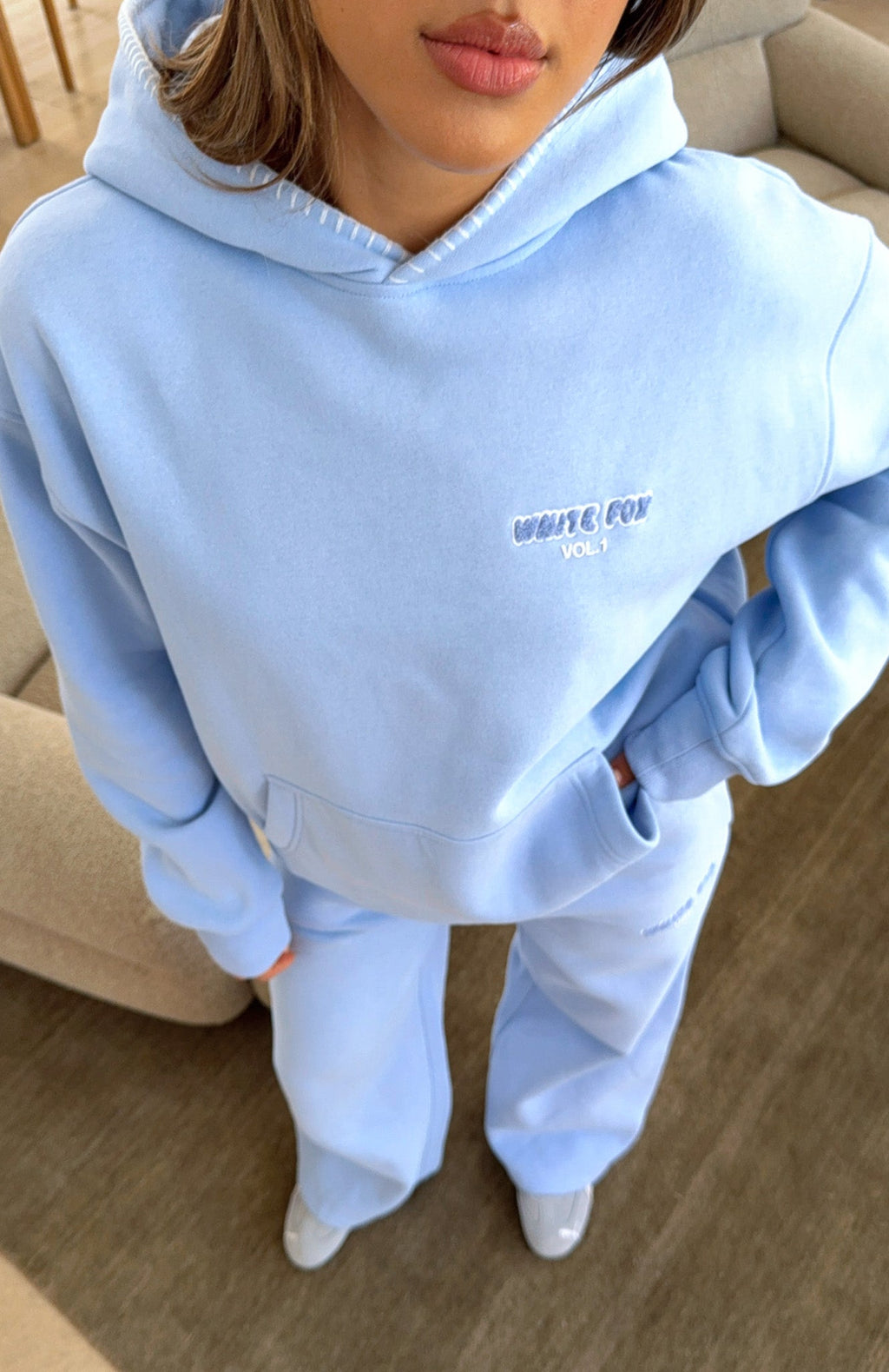 Vol. 1 Oversized Hoodie BlueXXS/XS