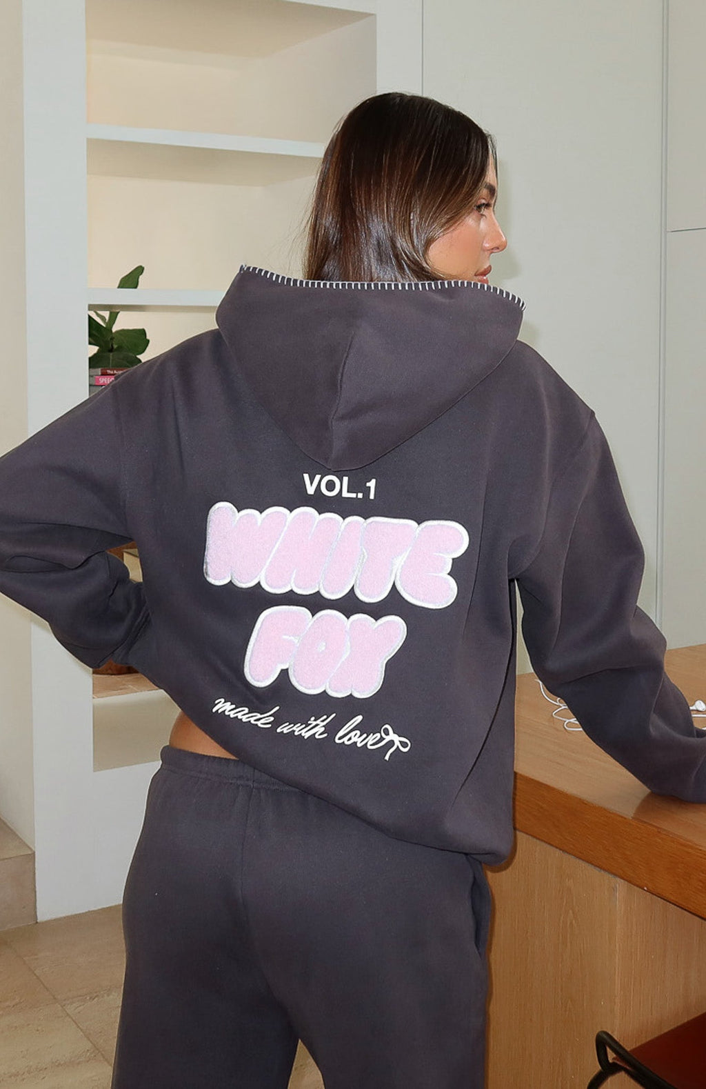 Vol. 1 Oversized Hoodie Charcoal3XS/XXS