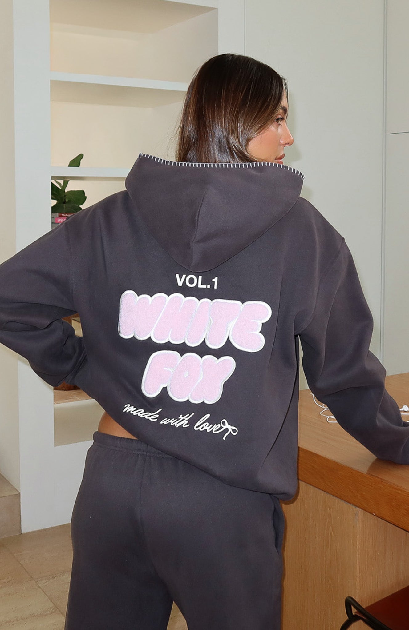 Vol. 1 Oversized Hoodie Charcoal3XS/XXS