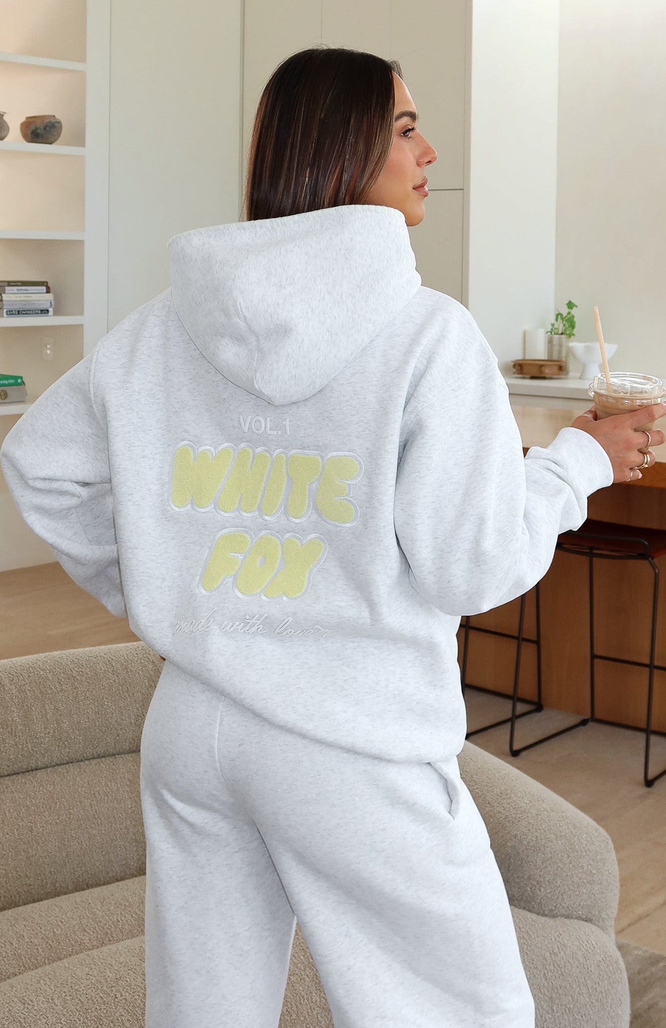 Vol. 1 Oversized Hoodie Grey Marle3XS/XXS