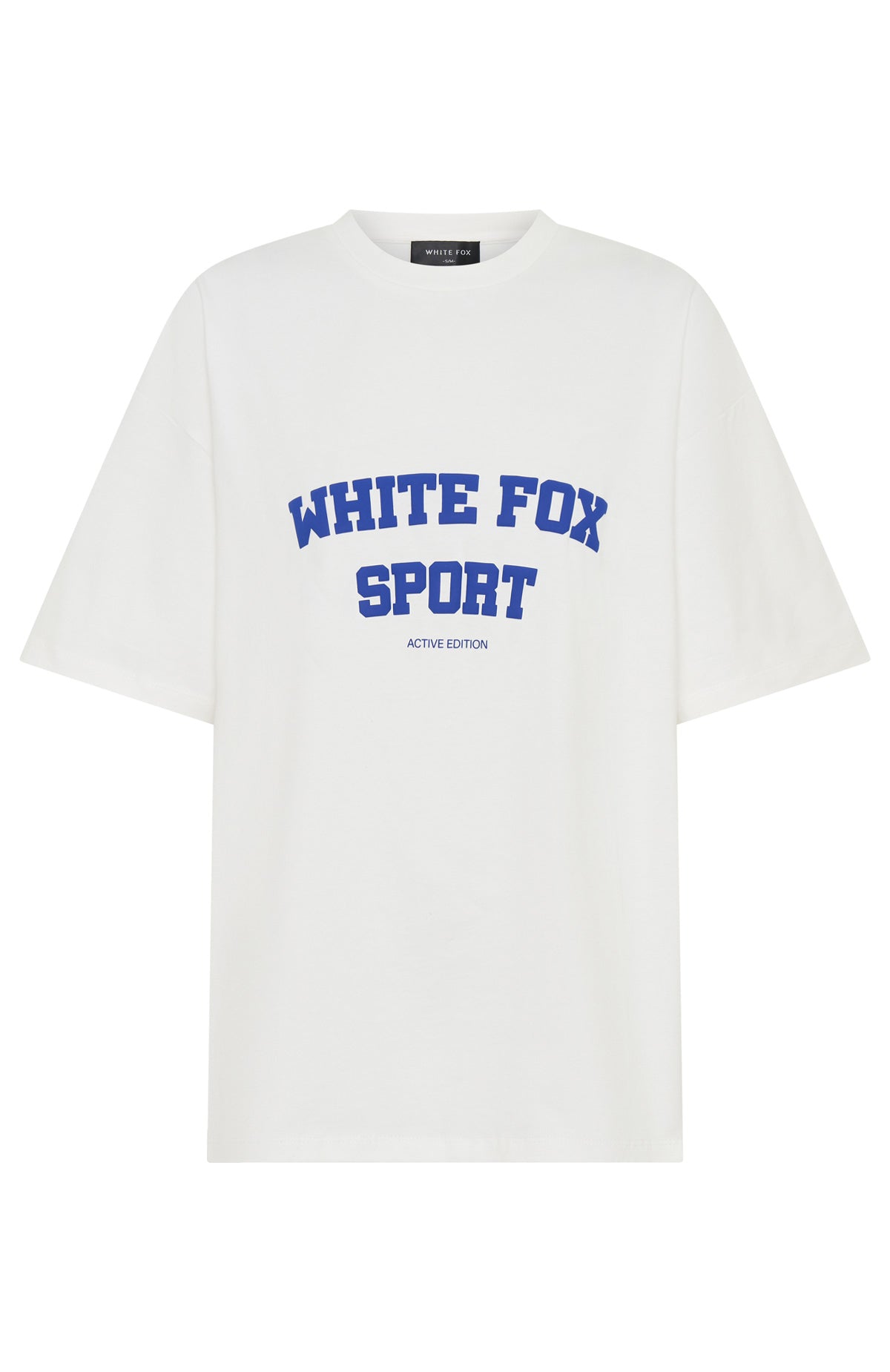 Winning Team Oversized Tee White\/Electric BlueL/XL