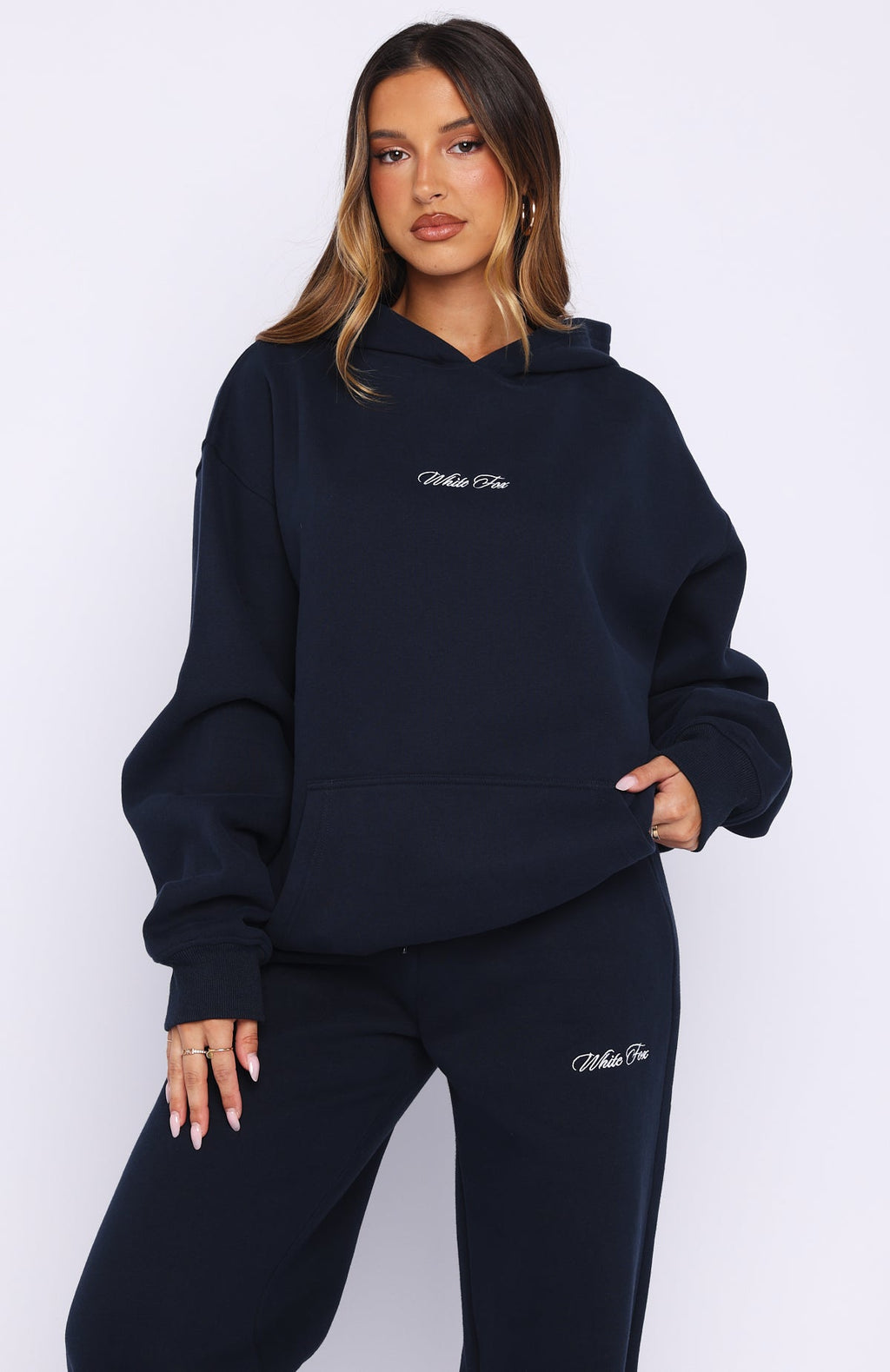 Wishing For It Oversized Hoodie NavyL/XL