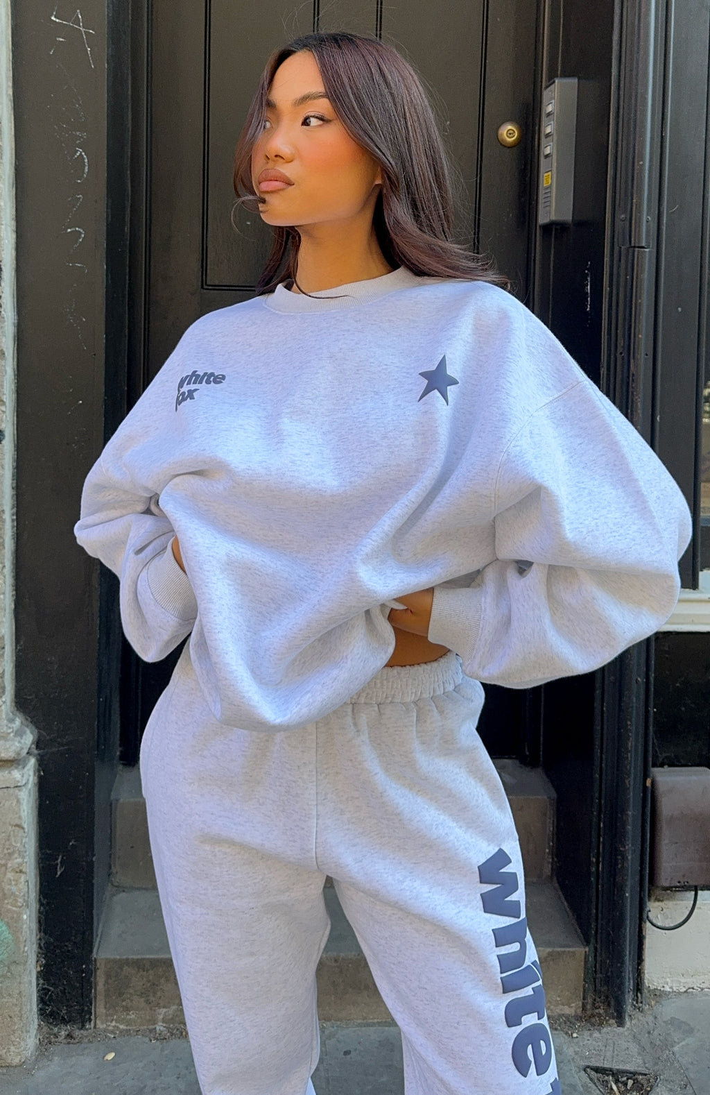 From The Archives Freya Oversized Sweater Grey MarleXXS/XS