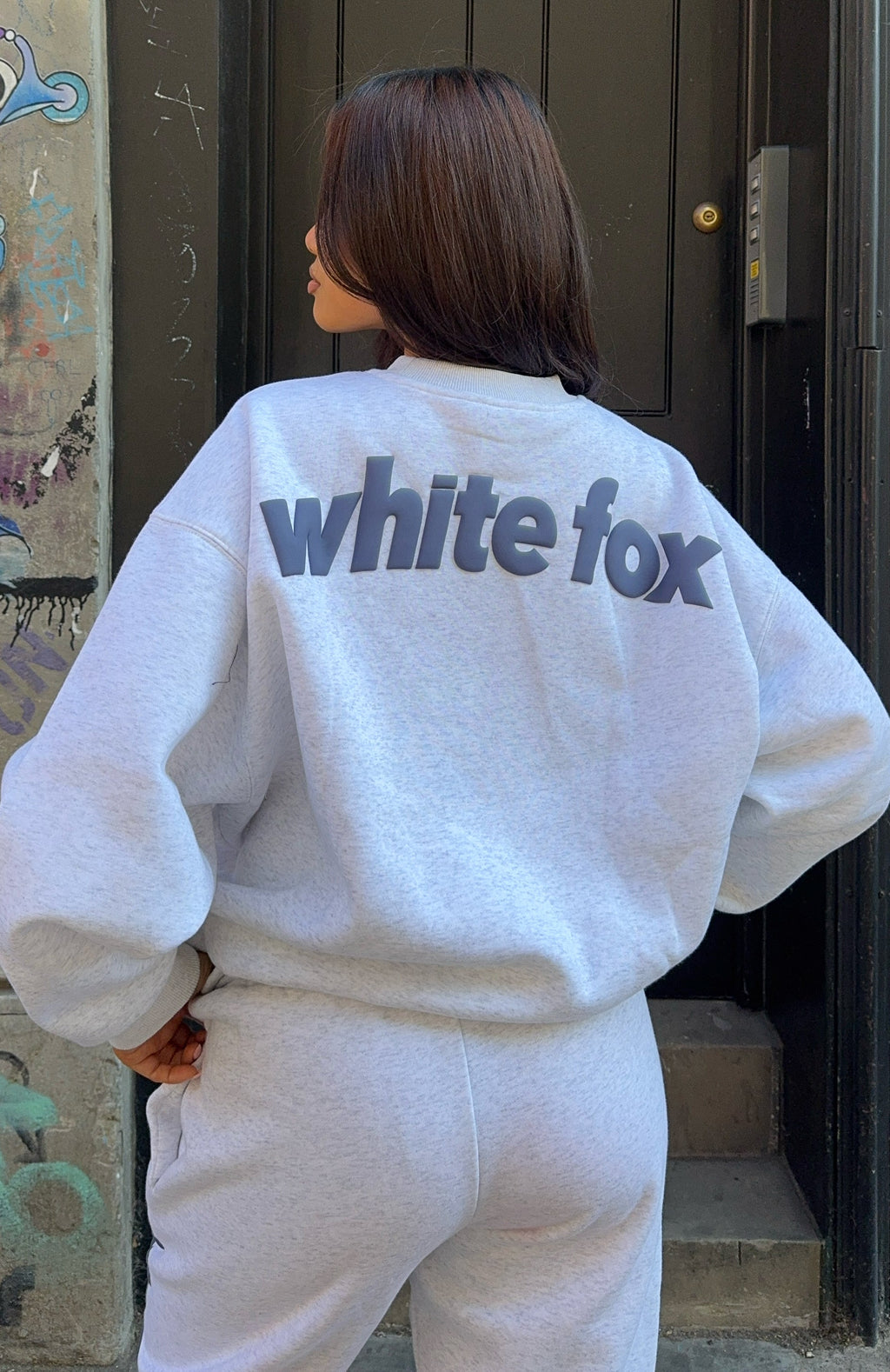 From The Archives Freya Oversized Sweater Grey Marle3XS/XXS