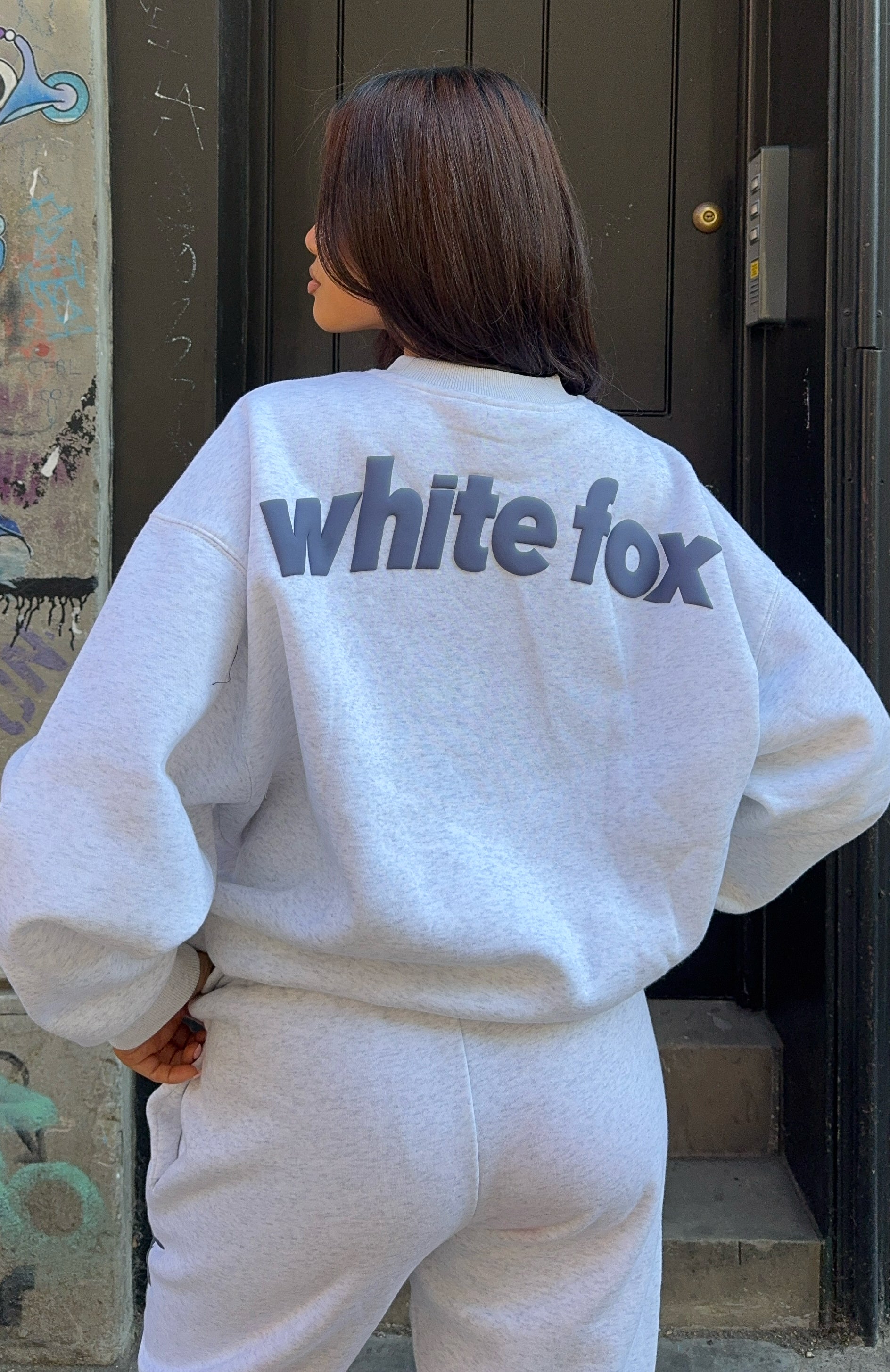 From The Archives Freya Oversized Sweater Grey Marle3XS/XXS