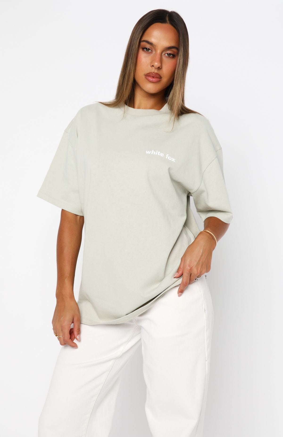 No Mercy Oversized Tee SageS/M
